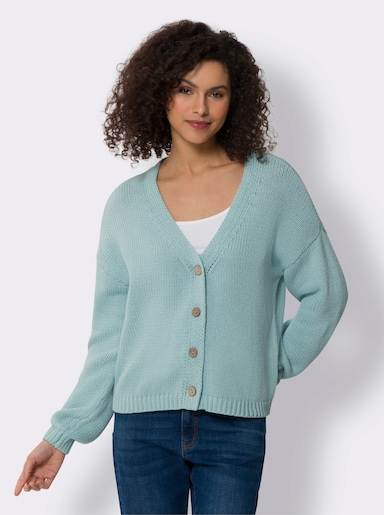 heine Strickjacke - mint