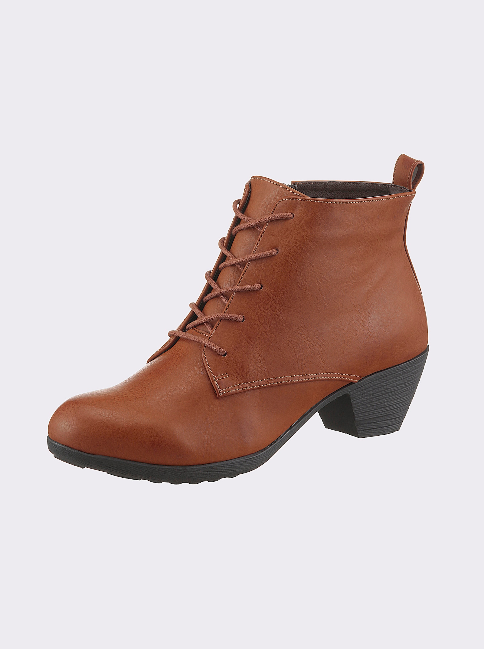 Andrea Conti Stiefelette - cognac