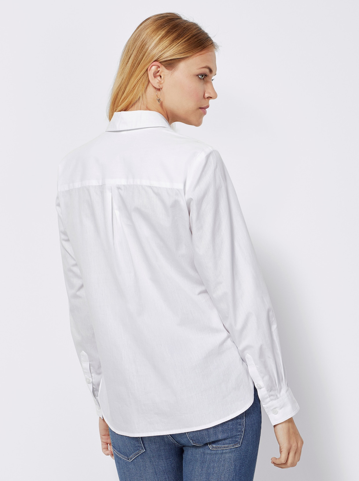 Katoenen blouse - wit