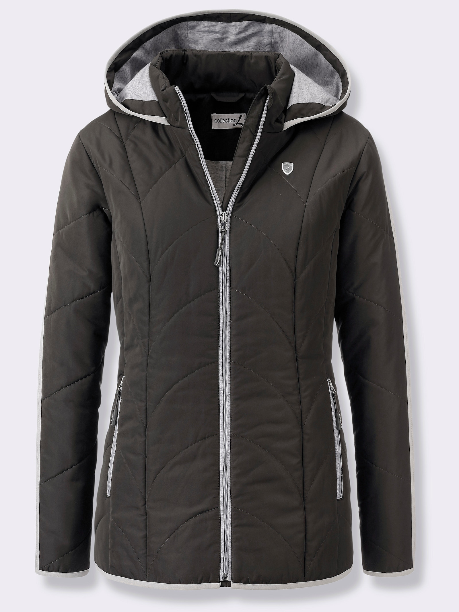 Steppjacke mit Innentasche - graphit