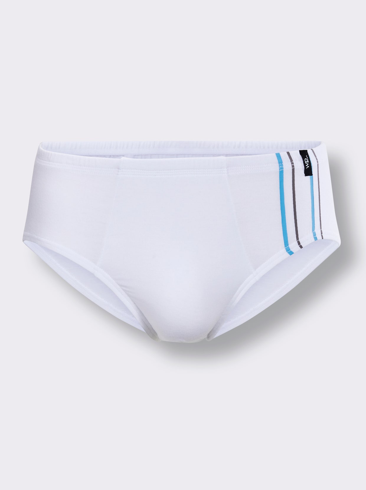 wäschepur men Slip - weiss-aqua