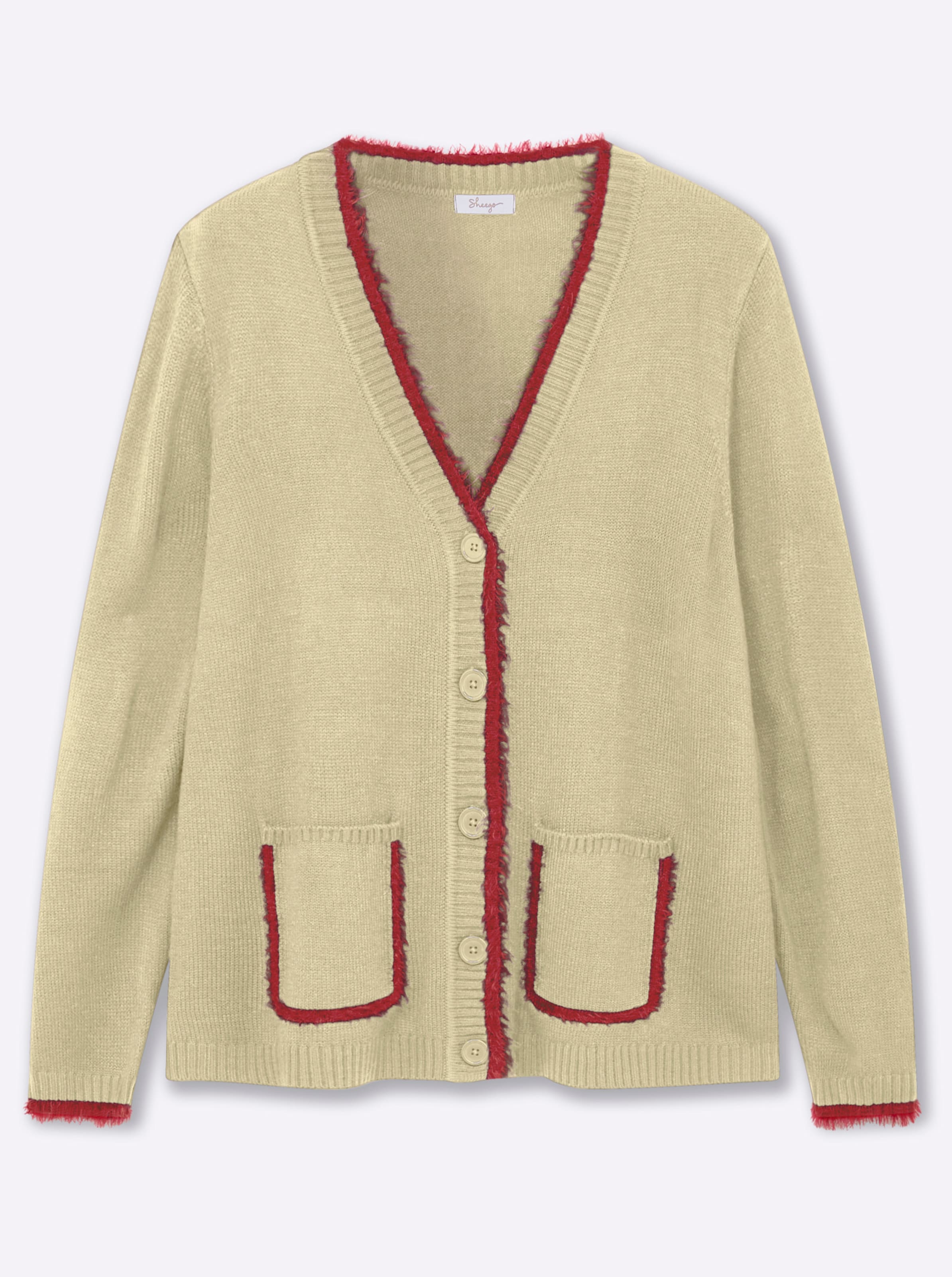 Sand-Kirsche Strickjacke - Bild 2