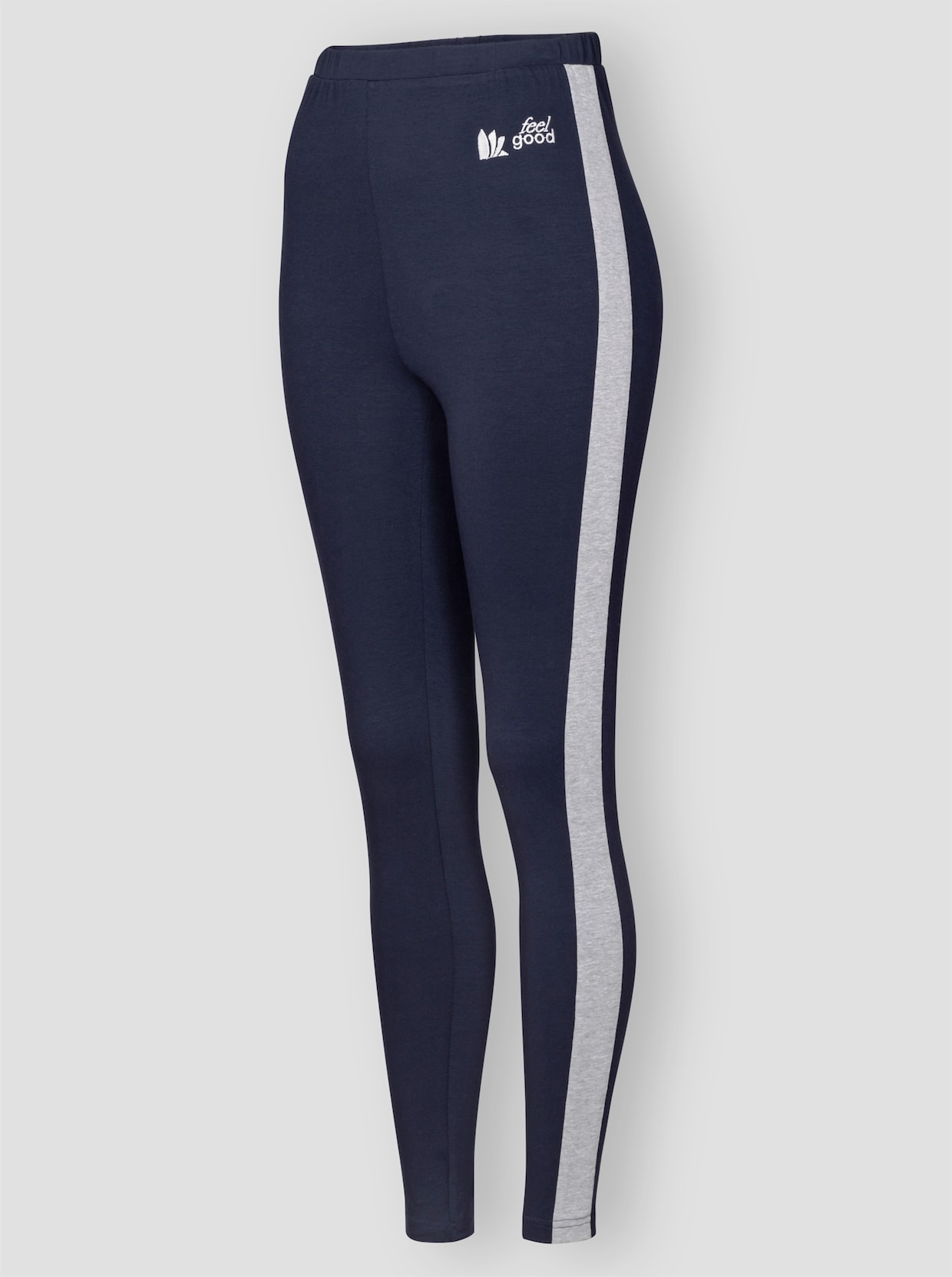 feel good Leggings - marine-steingrau