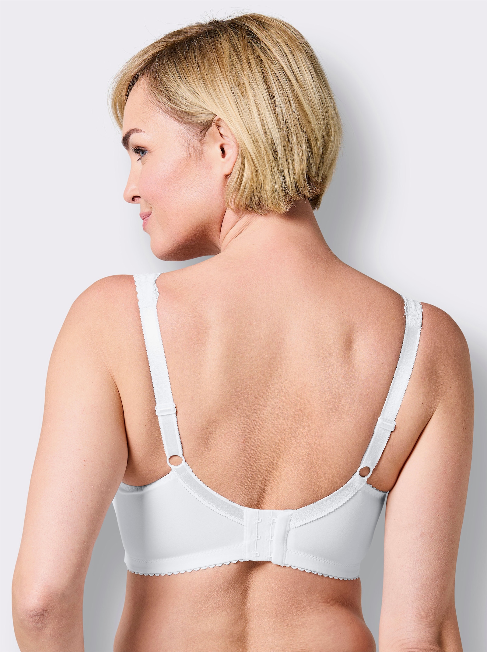 wäschepur Komfort-BH ohne Bügel - weiß