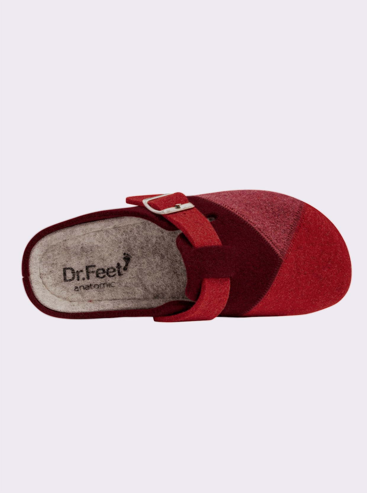 Dr. Feet huisschoenen - rood