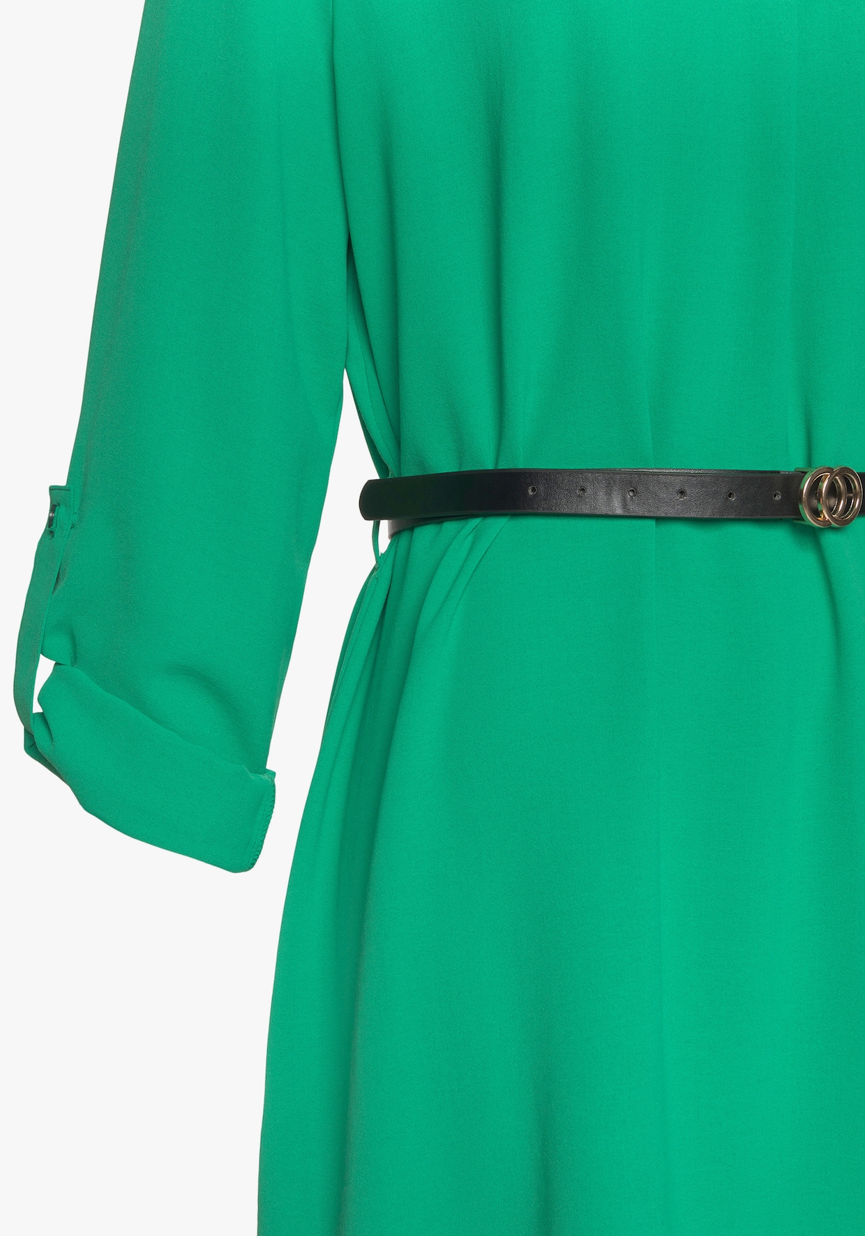 LASCANA Chemisier long - vert