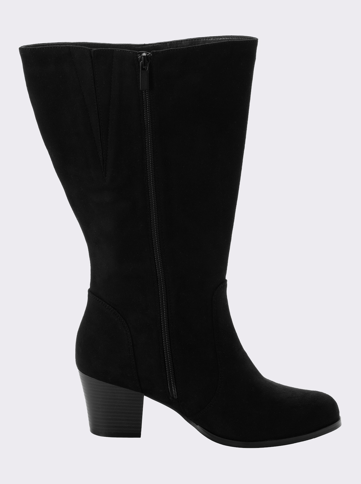 sheego Weitschaftstiefel - schwarz