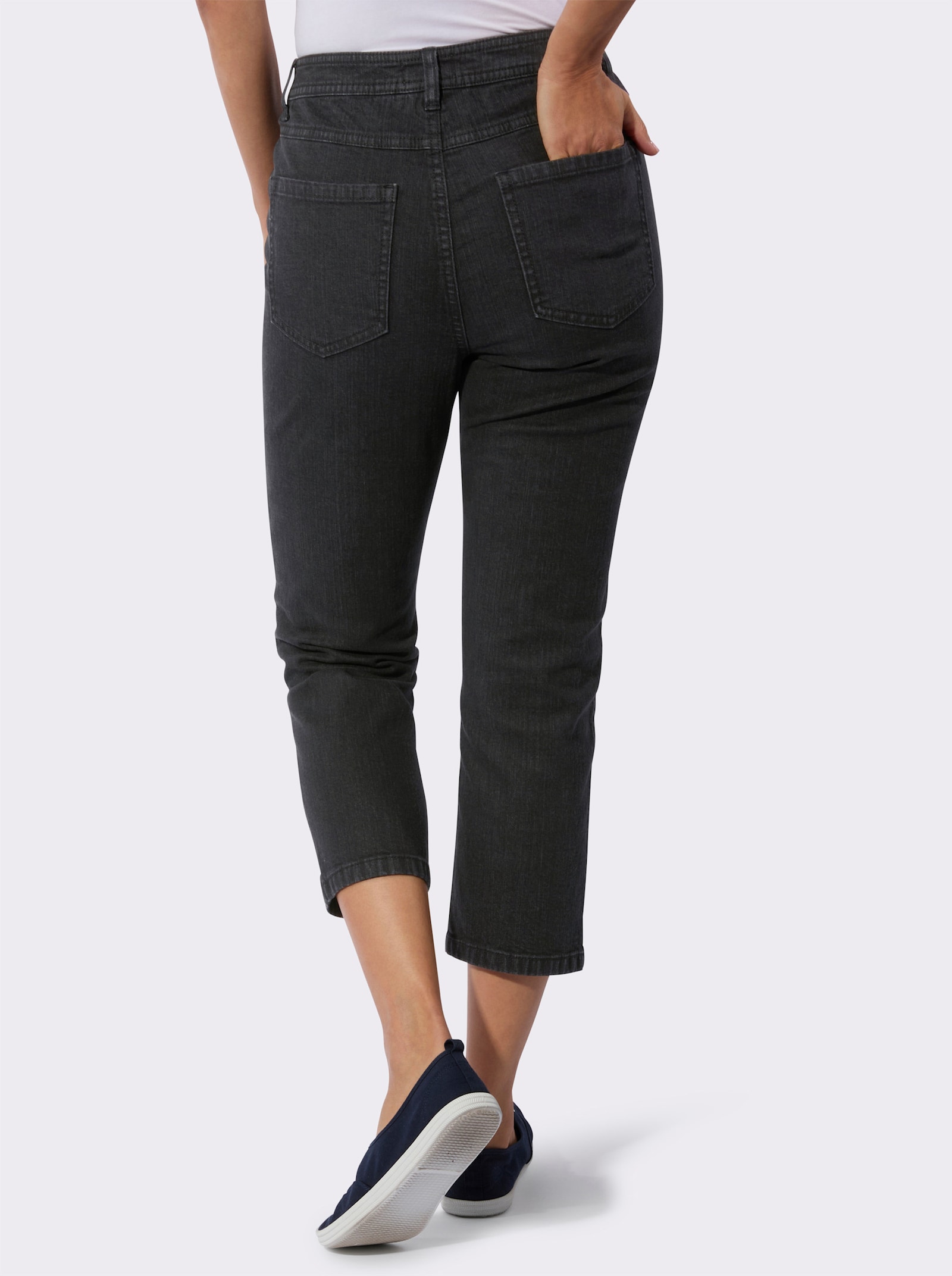 5-pocketjeans met stretch - black denim
