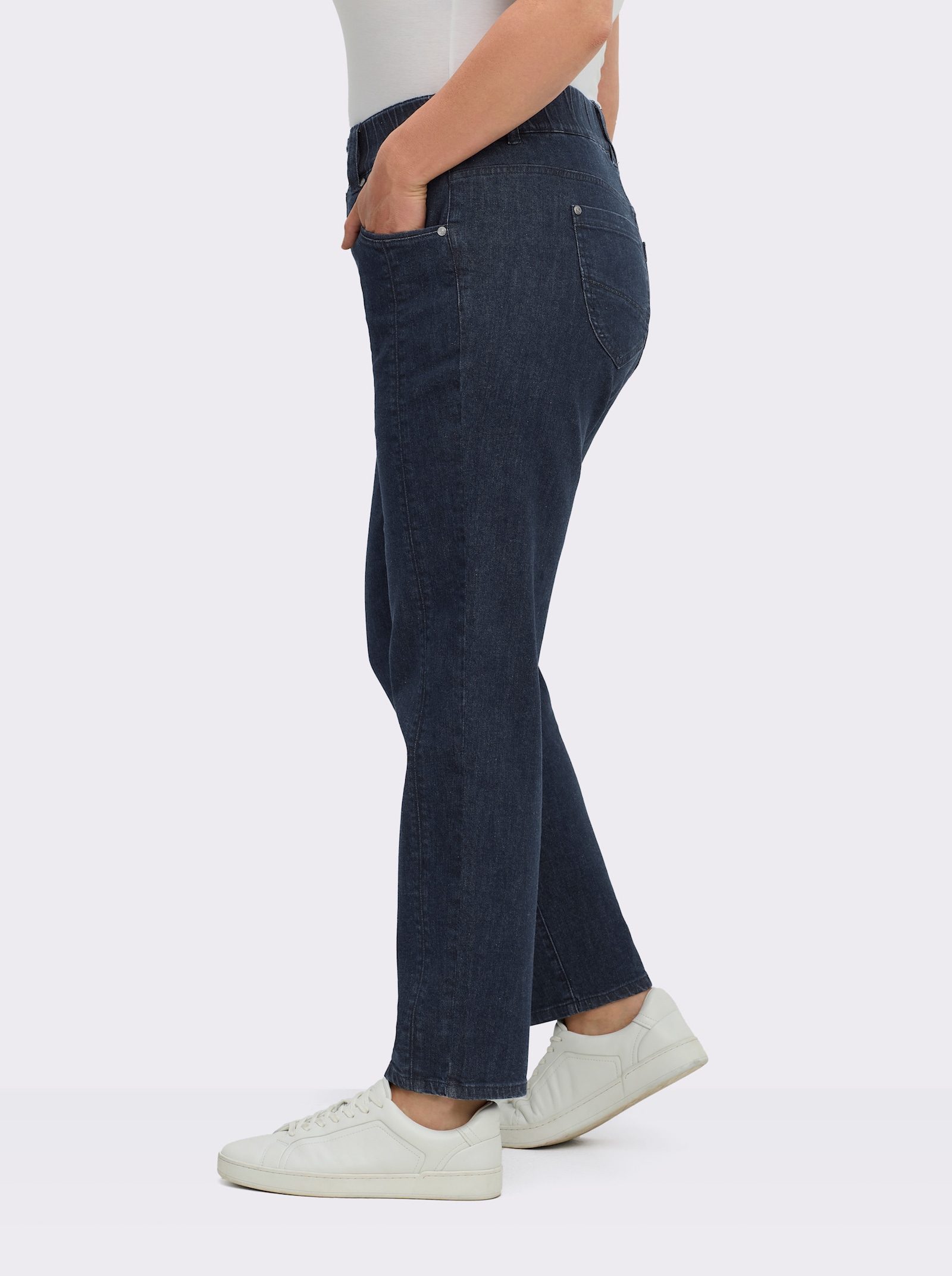 sheego Jeans in 5-pocketsmodel - dark-blue