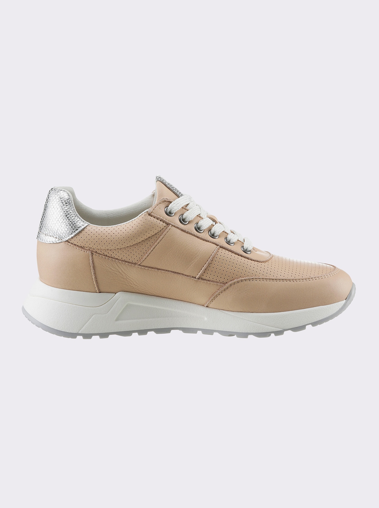 heine Sneaker - nude/zilverkleurig