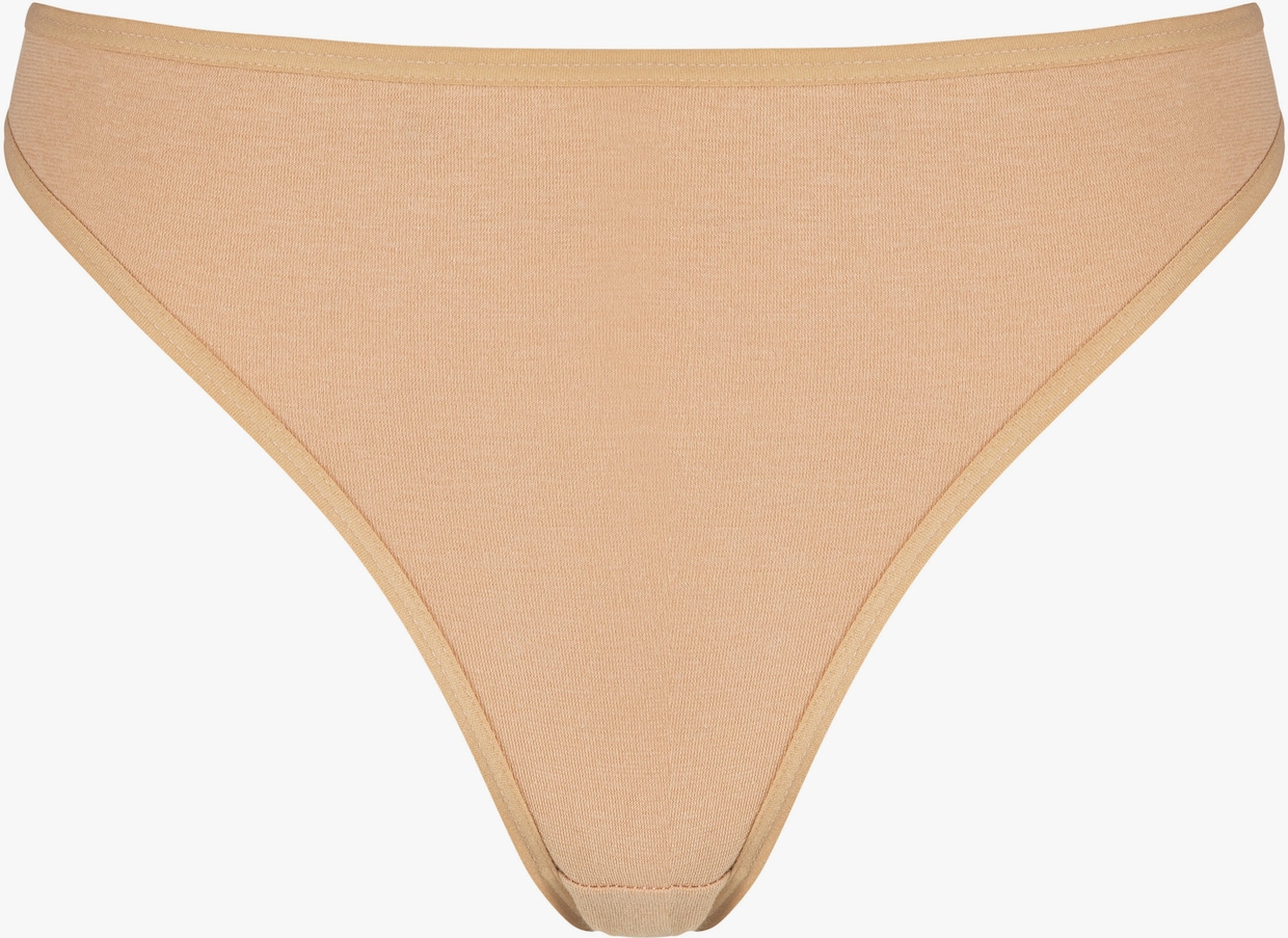 petite fleur String - beige, zwart