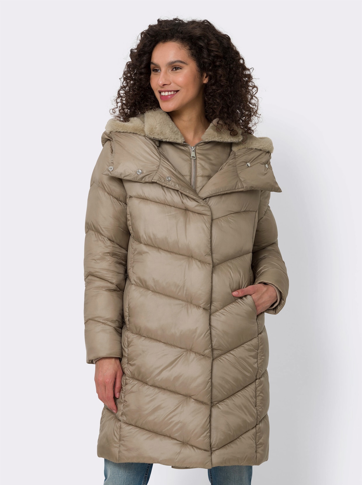 heine Manteau matelassé - beige