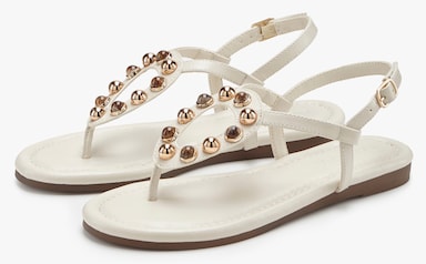 LASCANA Sandale - hellbeige