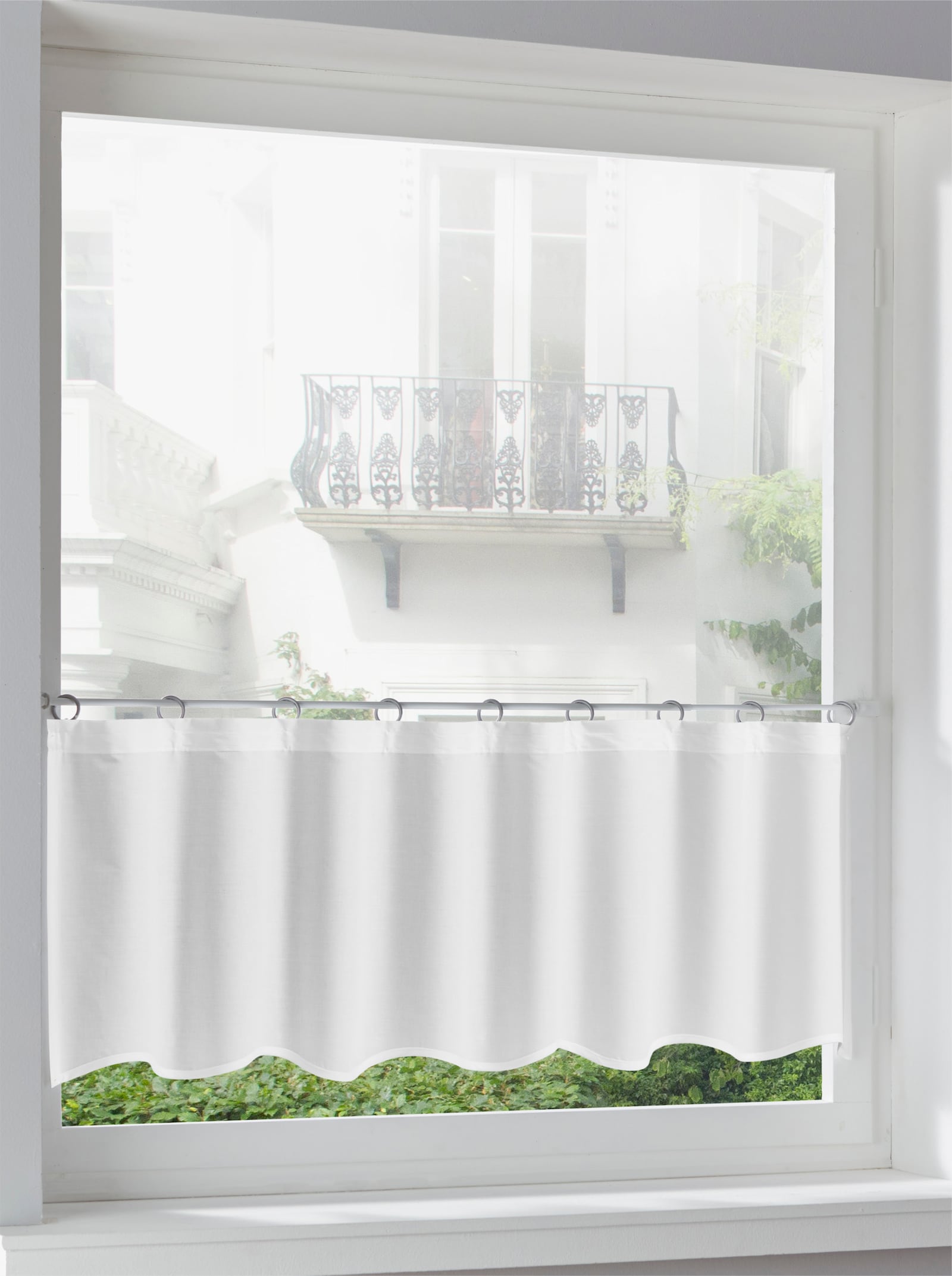 heine home Querbehang - weiß