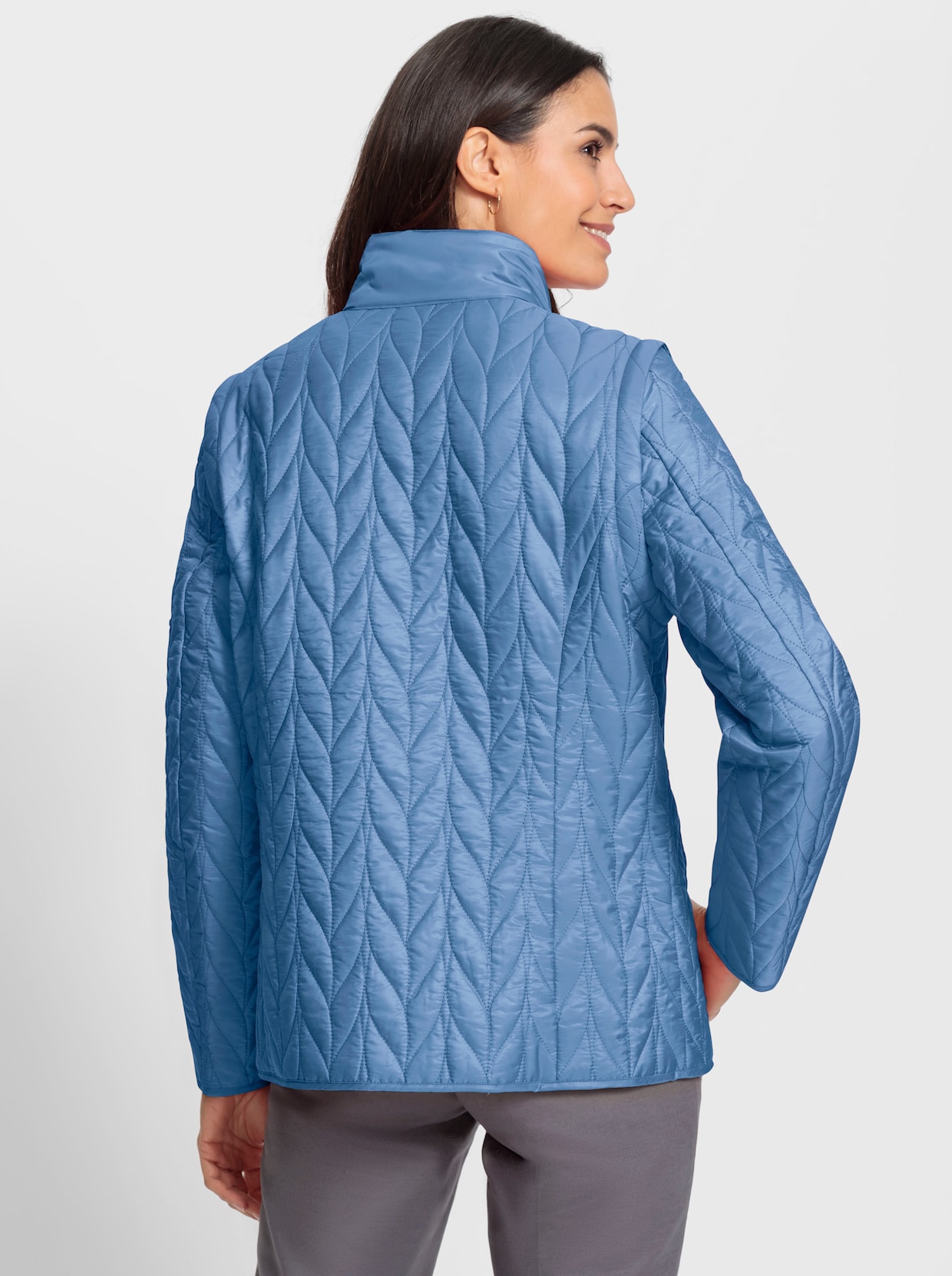 2-in-1-Jacke - mittelblau