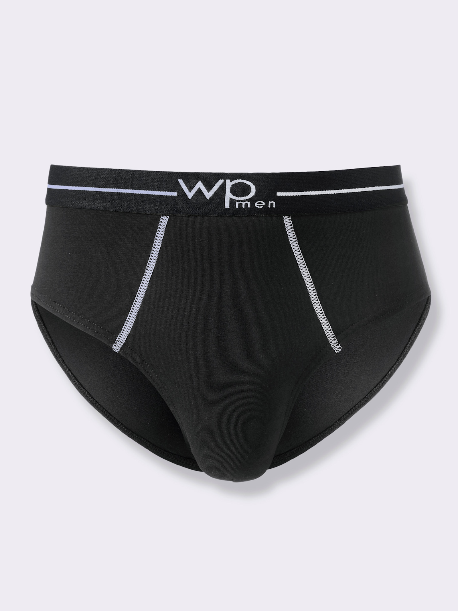 wäschepur men Slip - anthrazit + schoko + schwarz
