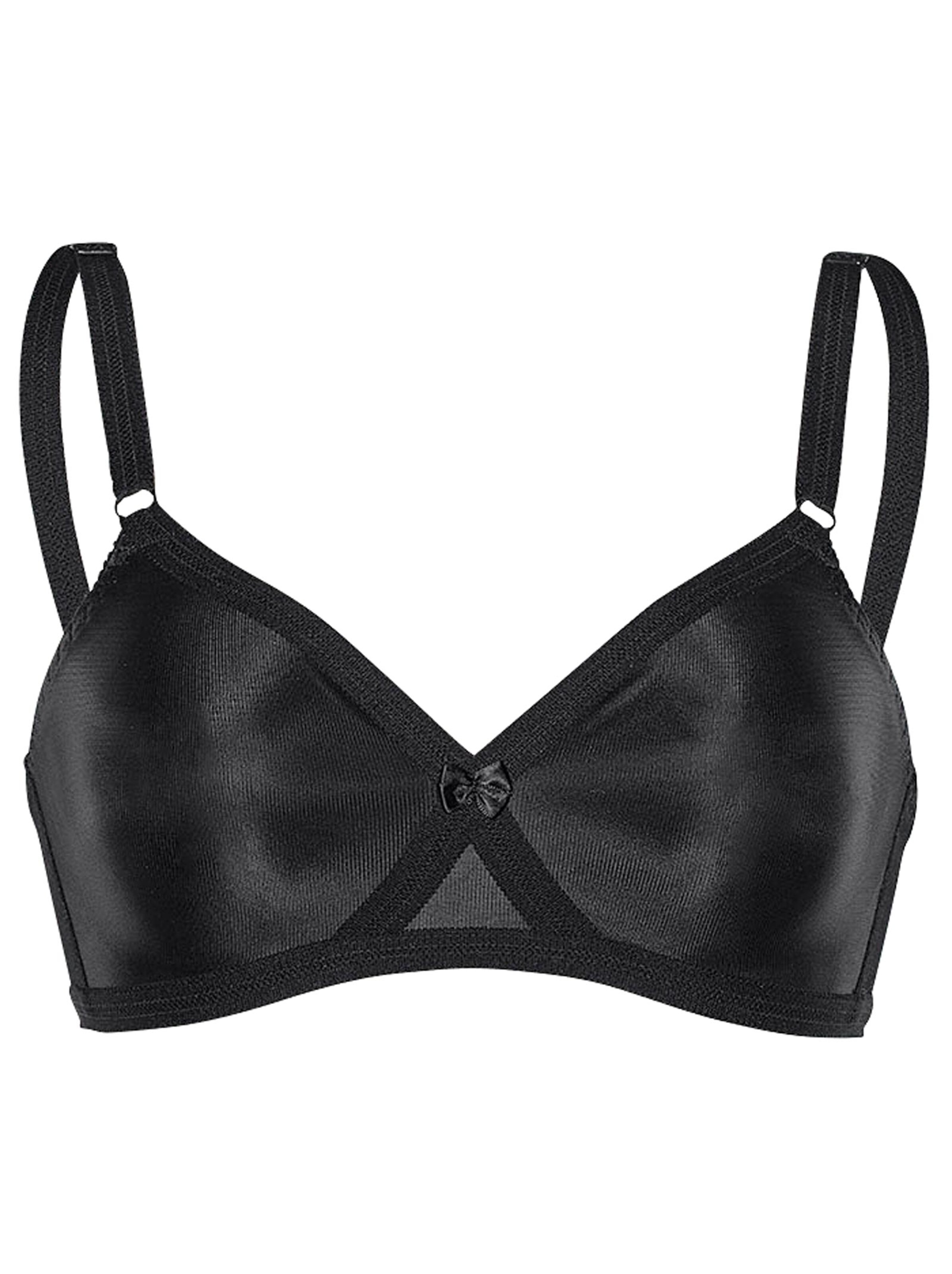 Sassa BH ohne Bügel - weiß + schwarz