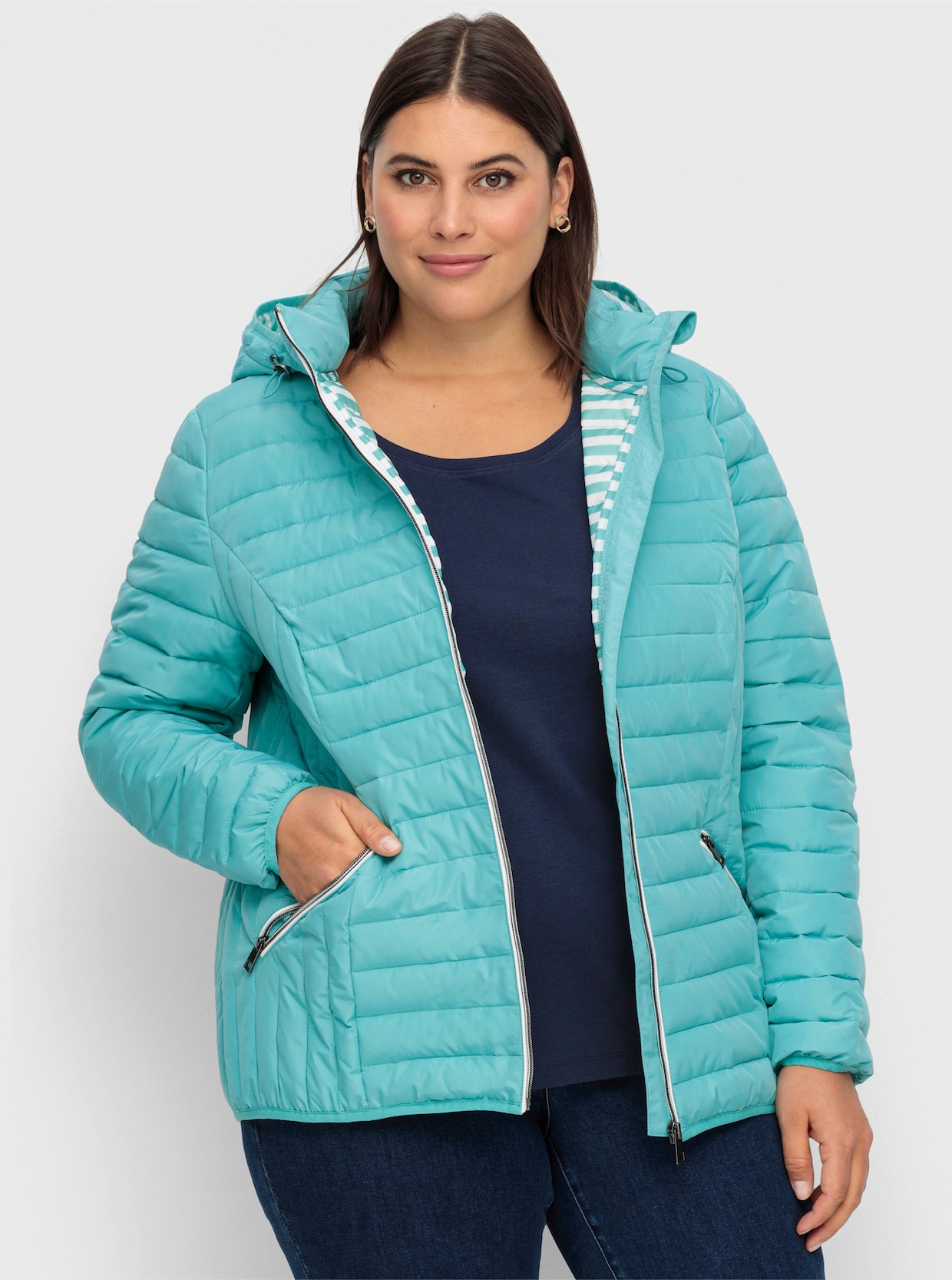 sheego Steppjacke - aqua