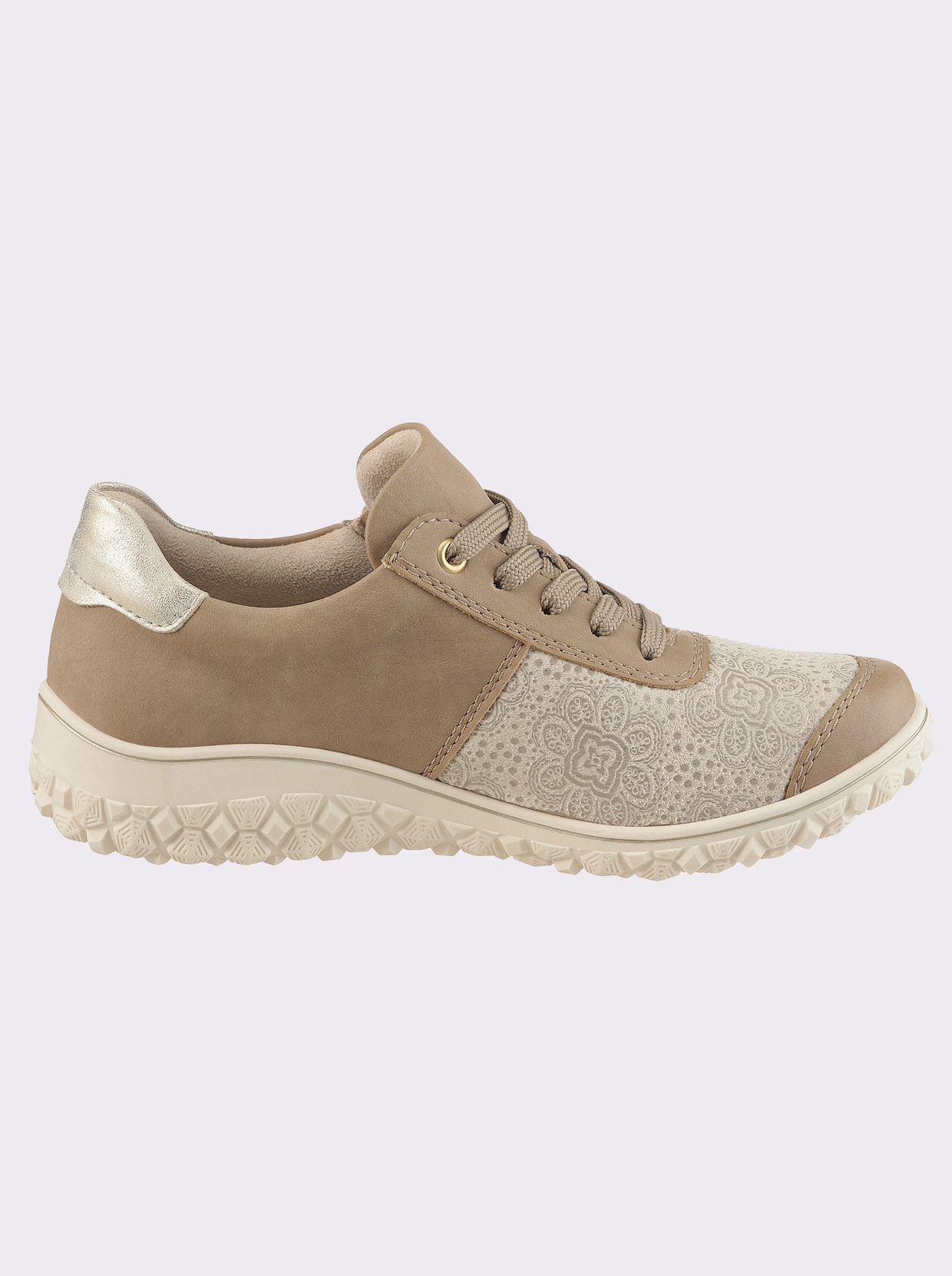 Rieker Schnürschuh - beige