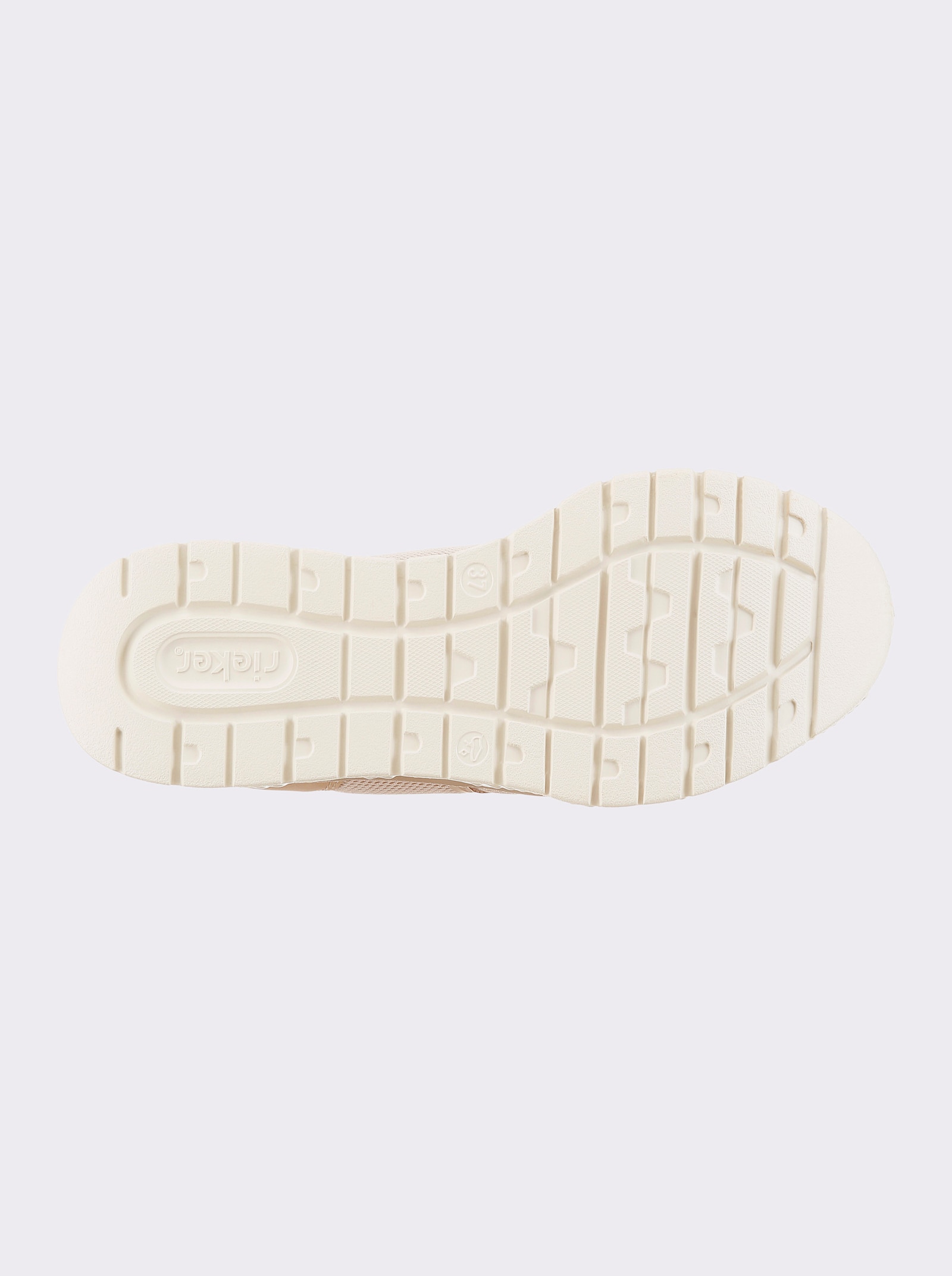 Rieker Sneaker mit leichter Sohle - ecru