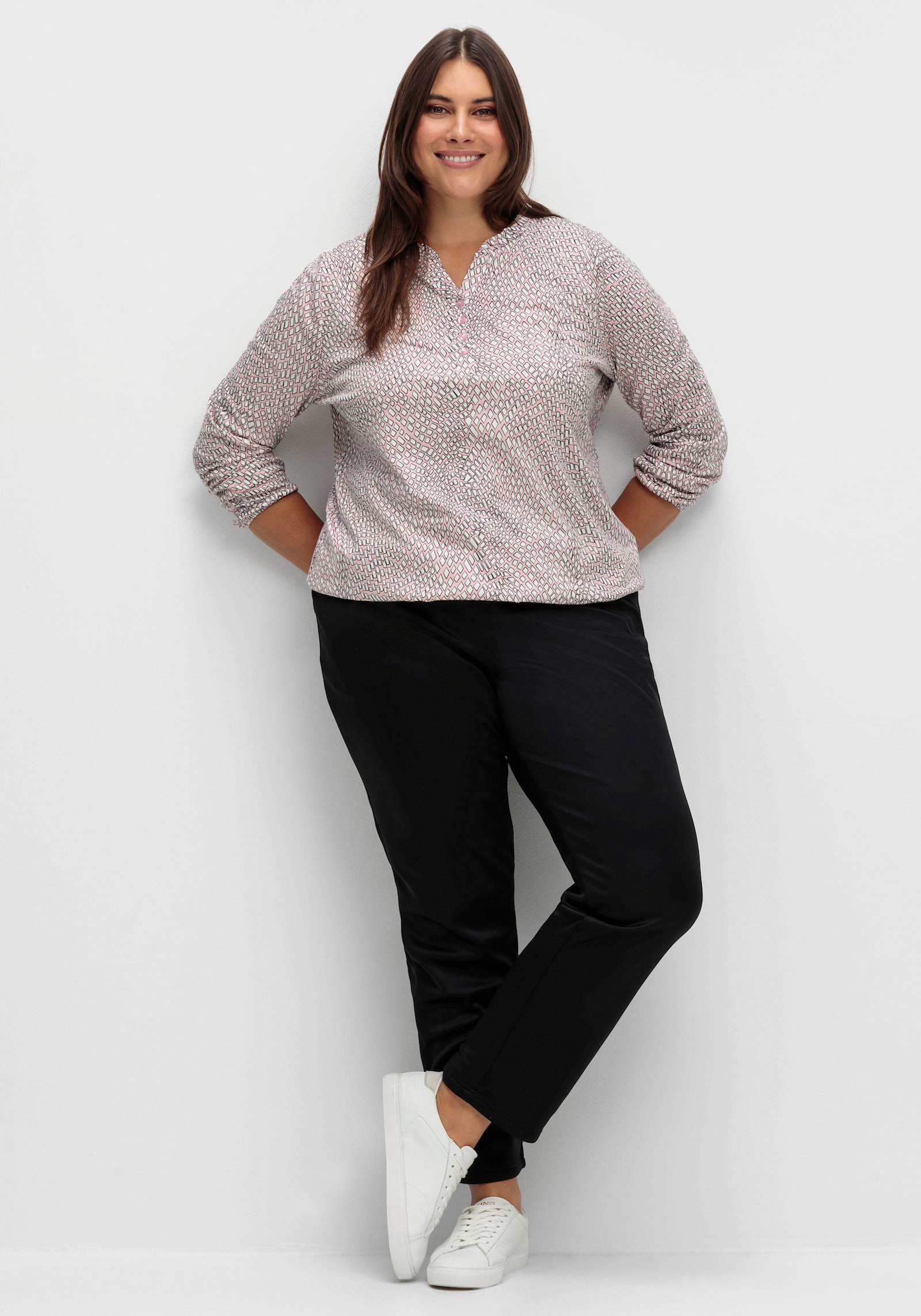 Schlupfhose mit wärmender Fleece-Innenseite - schwarz