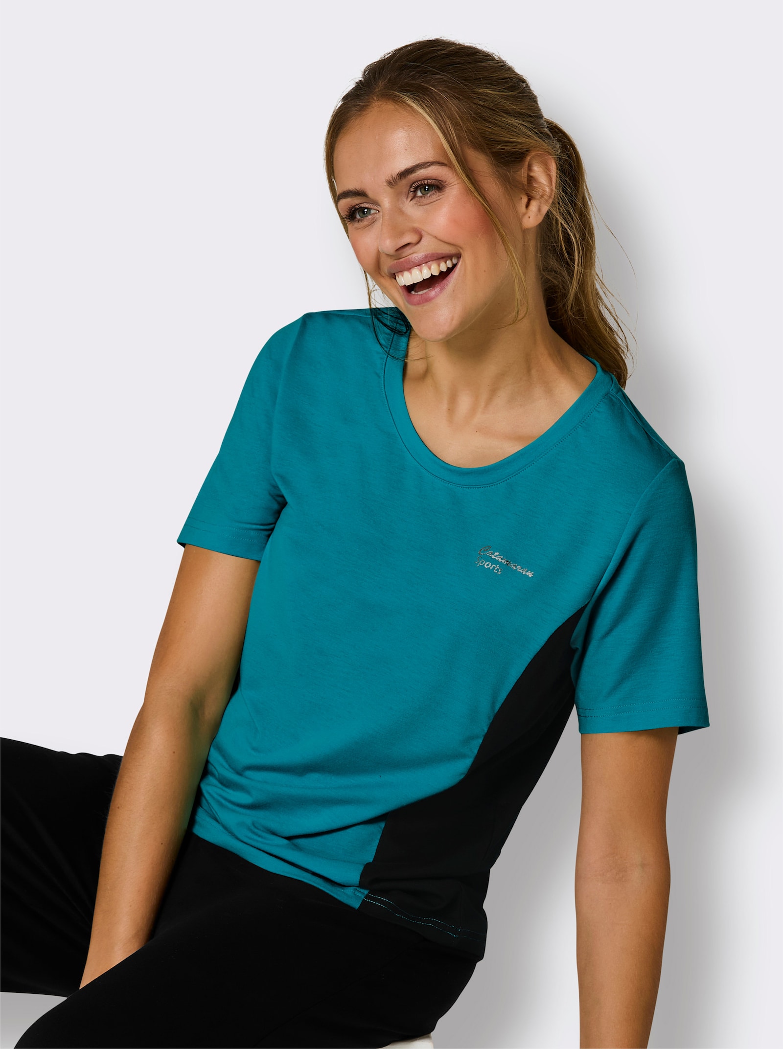 Catamaran Sports Funktionsshirt mit Kontrast-Einsätzen - aquapetrol