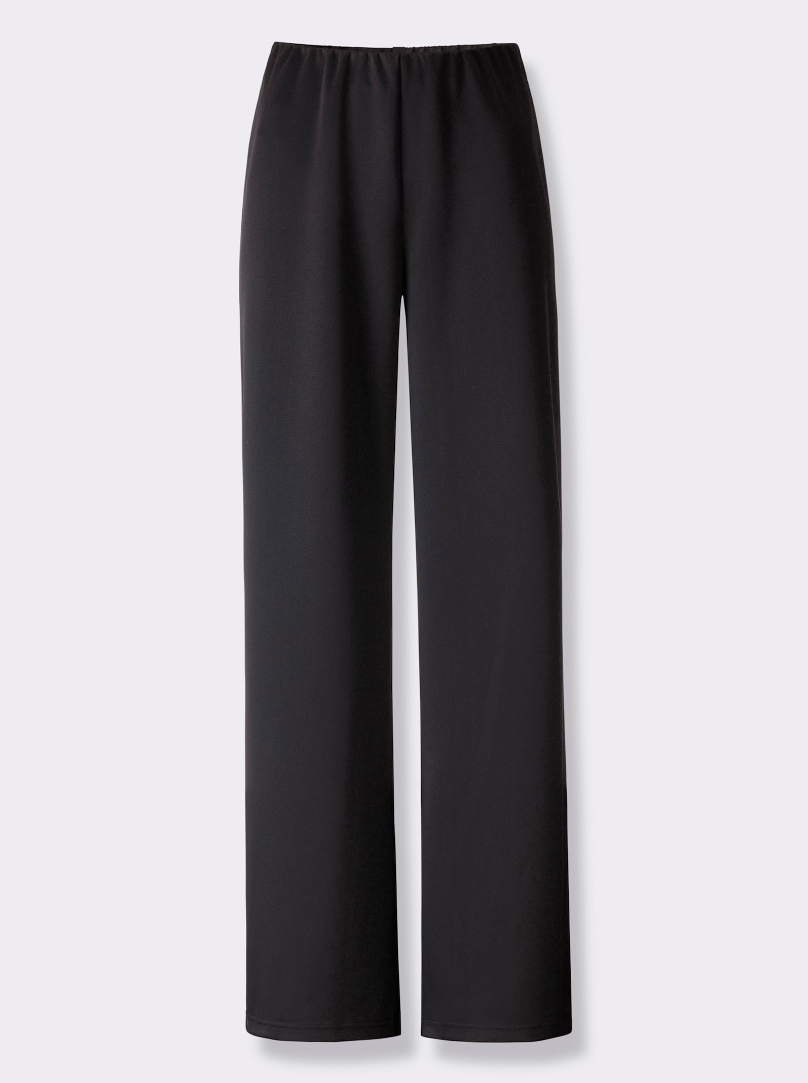 Jerseyhose in weiter Form - schwarz