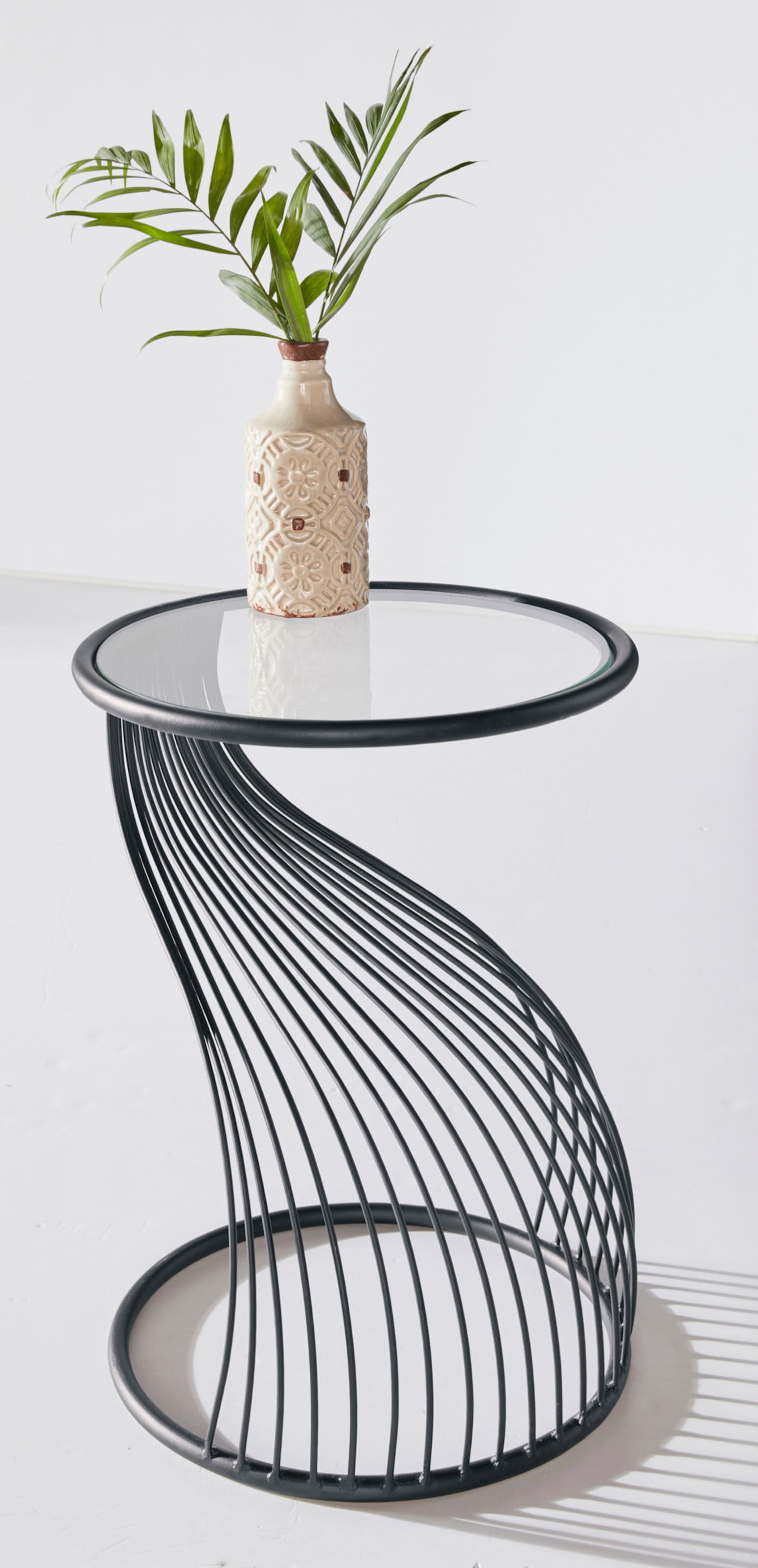 heine home Beistelltisch - schwarz