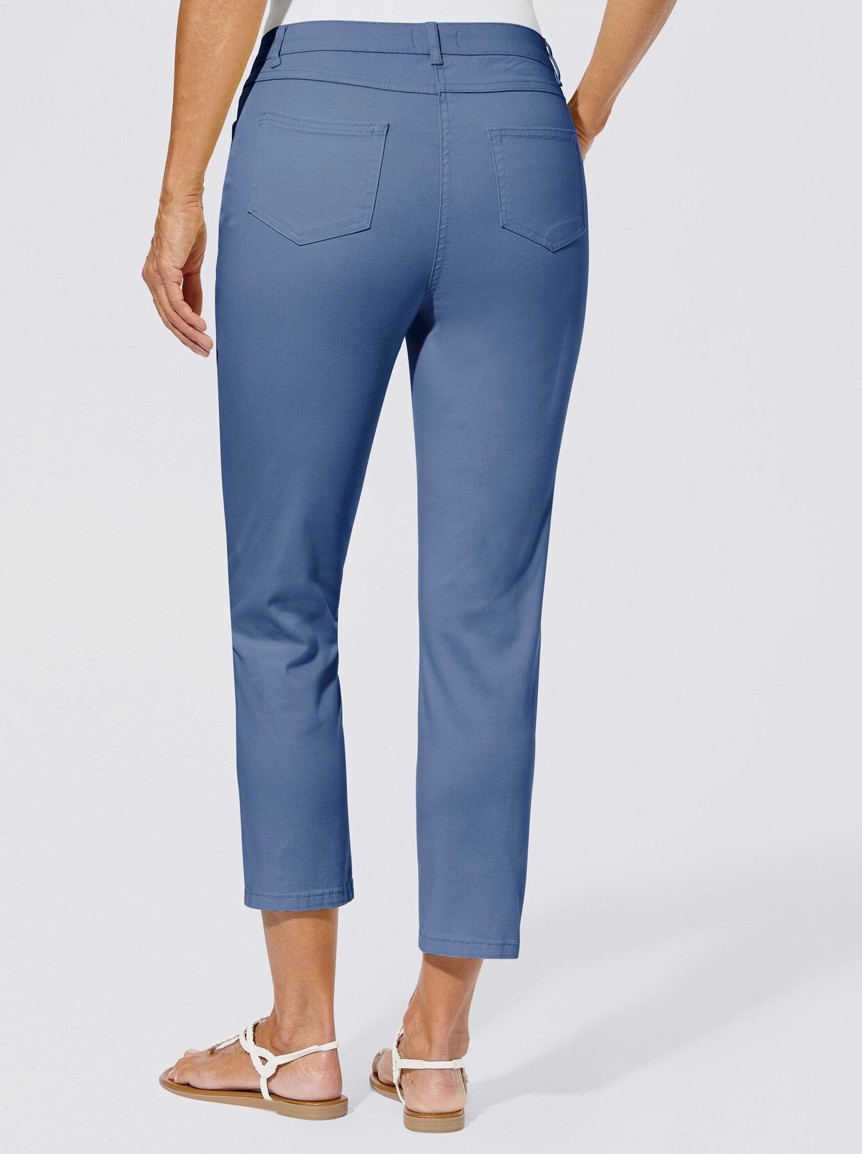 pantalon extensible - bleu jean
