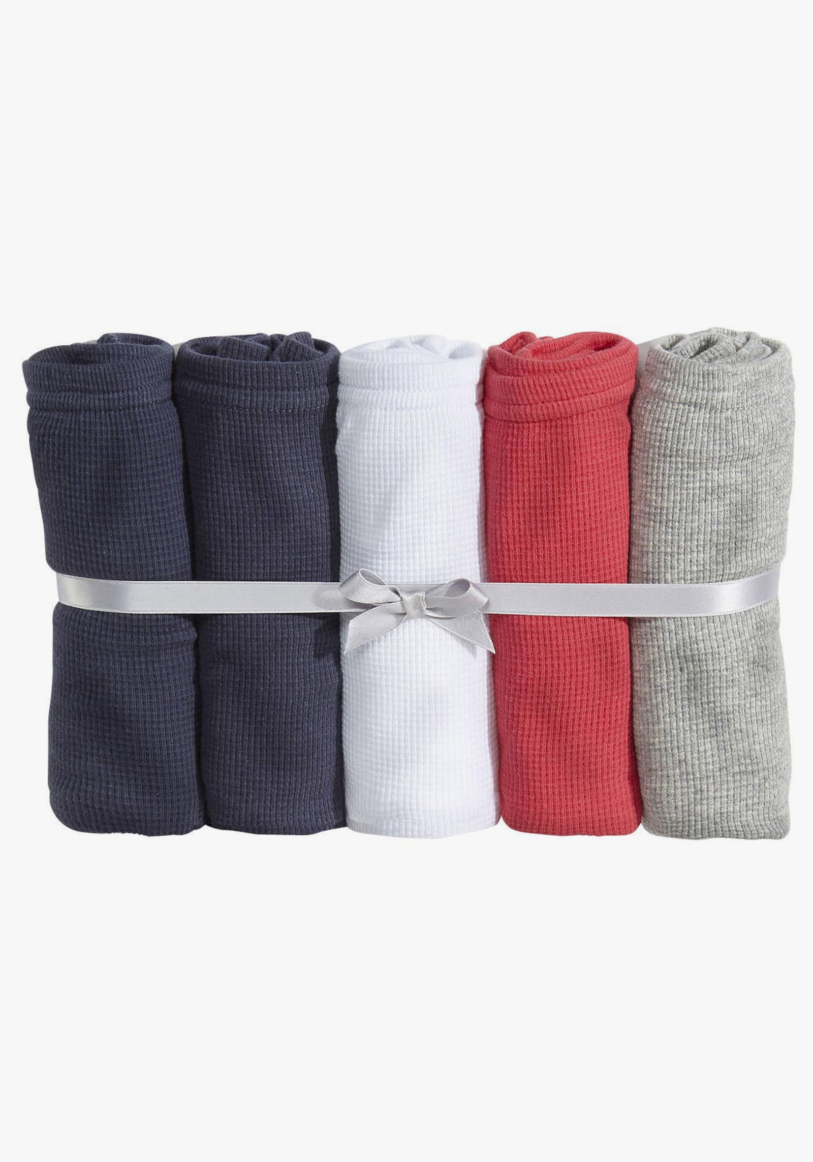 petite fleur Taillenslip - rot, weiß, marine, grau-meliert, marine