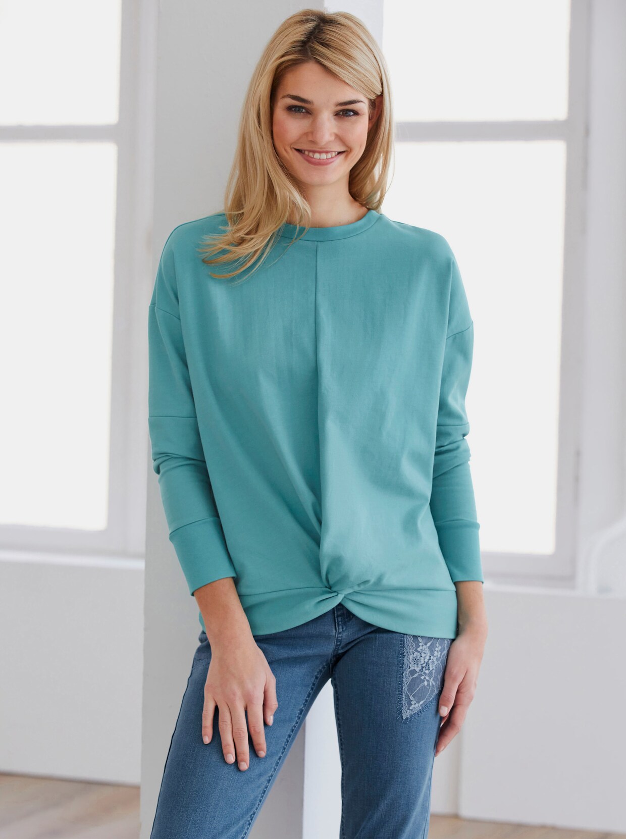 heine Sweatshirt - ozean