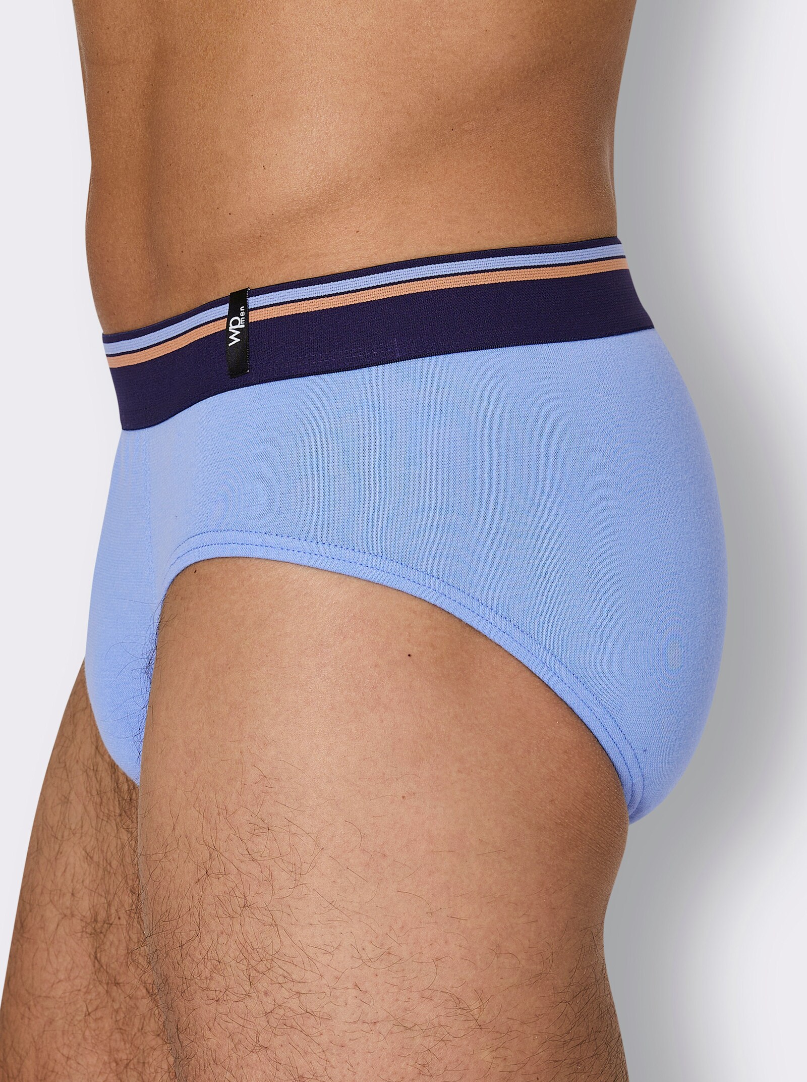wäschepur men Slip - marine + himmelblau