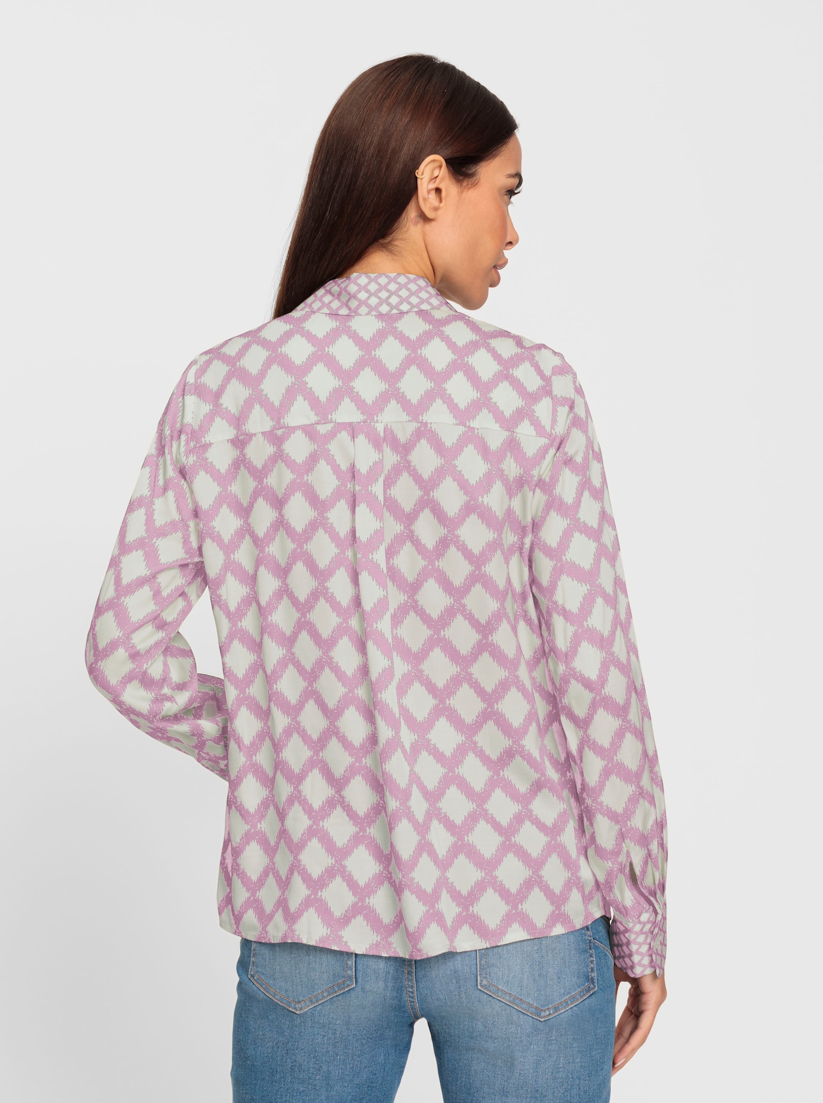 heine Hemdbluse - rosé-champagner