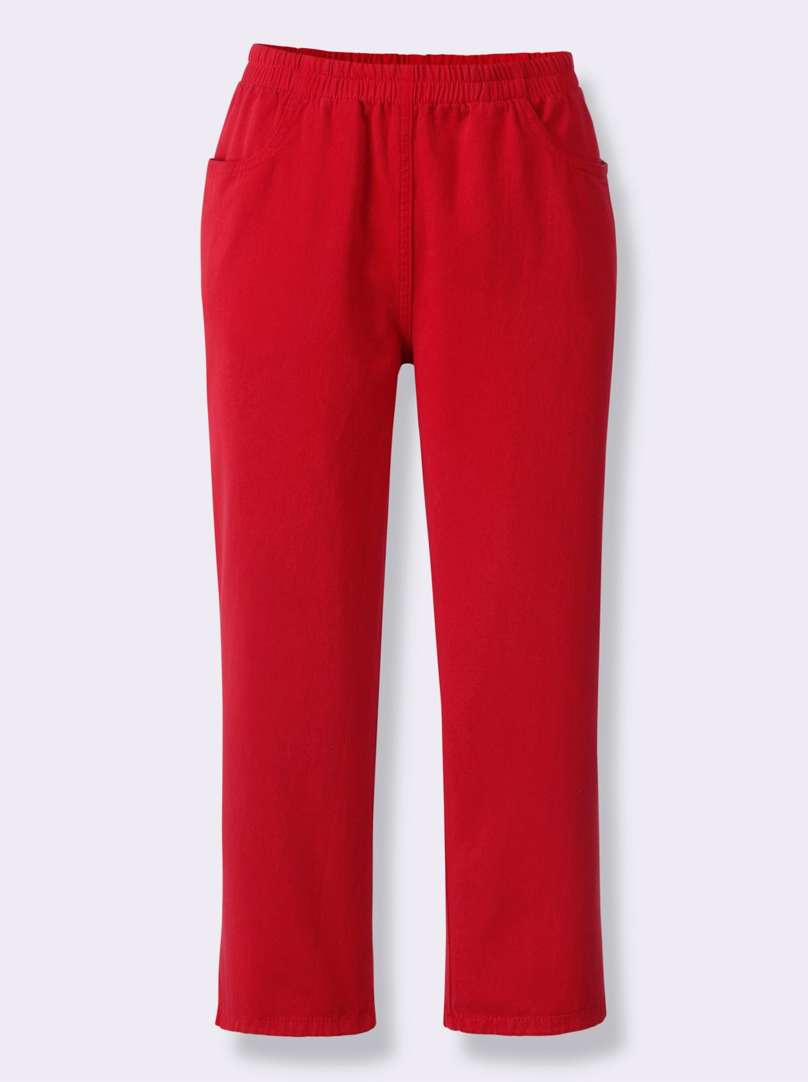 Caprihose in TREVIRA-Qualität - rot