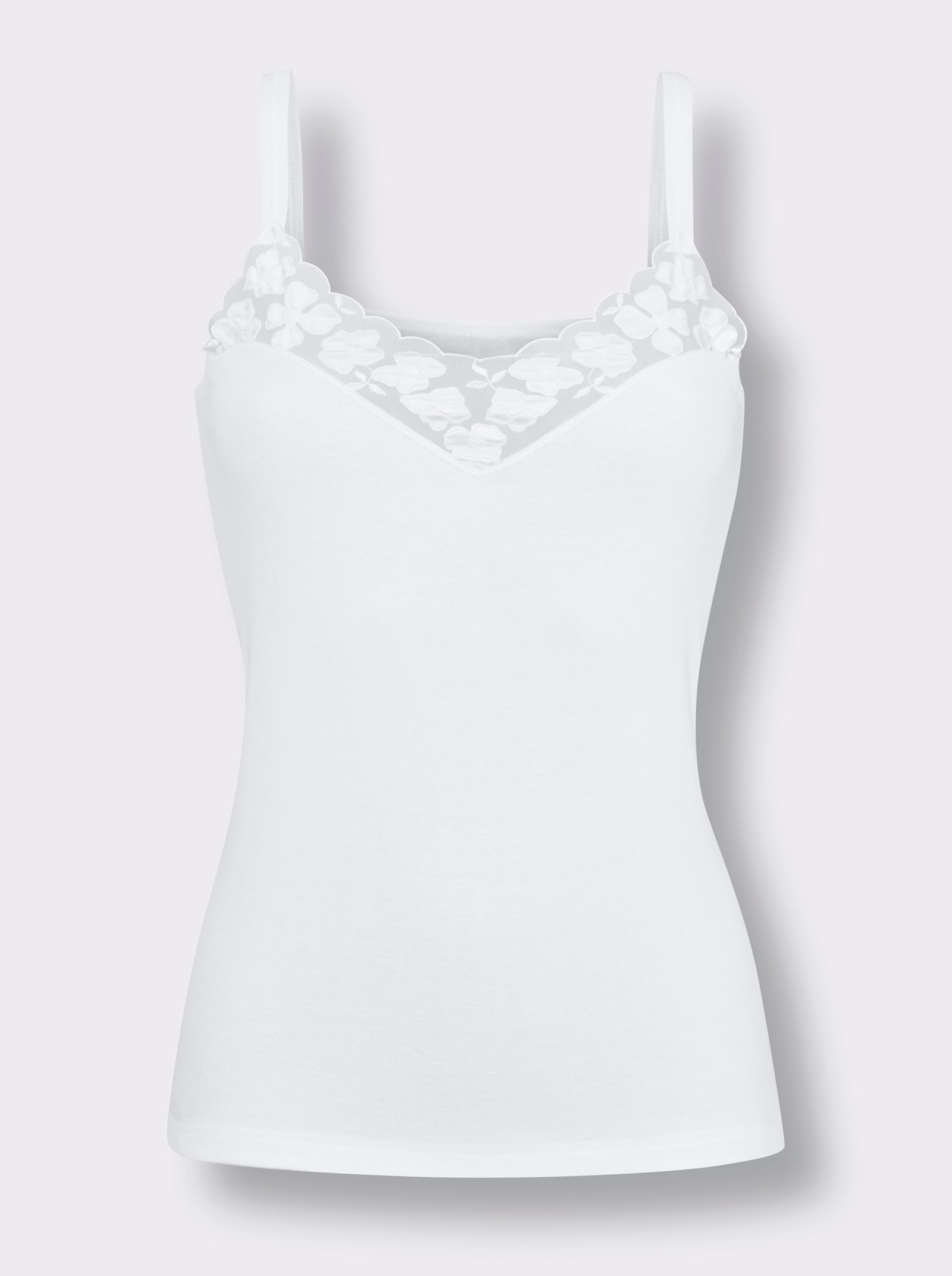 Nina von C. Trägerhemd - weiß