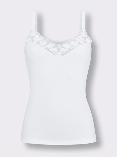 Nina von C. Trägerhemd - weiß