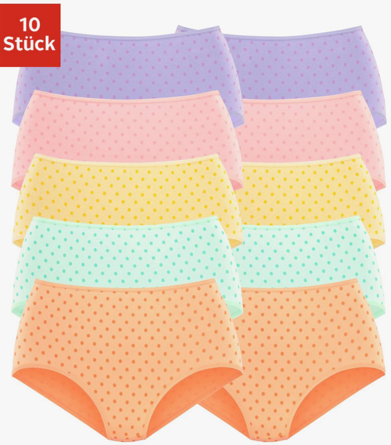 petite fleur Taillenslip - lila, rosa, gelb, grün, orange