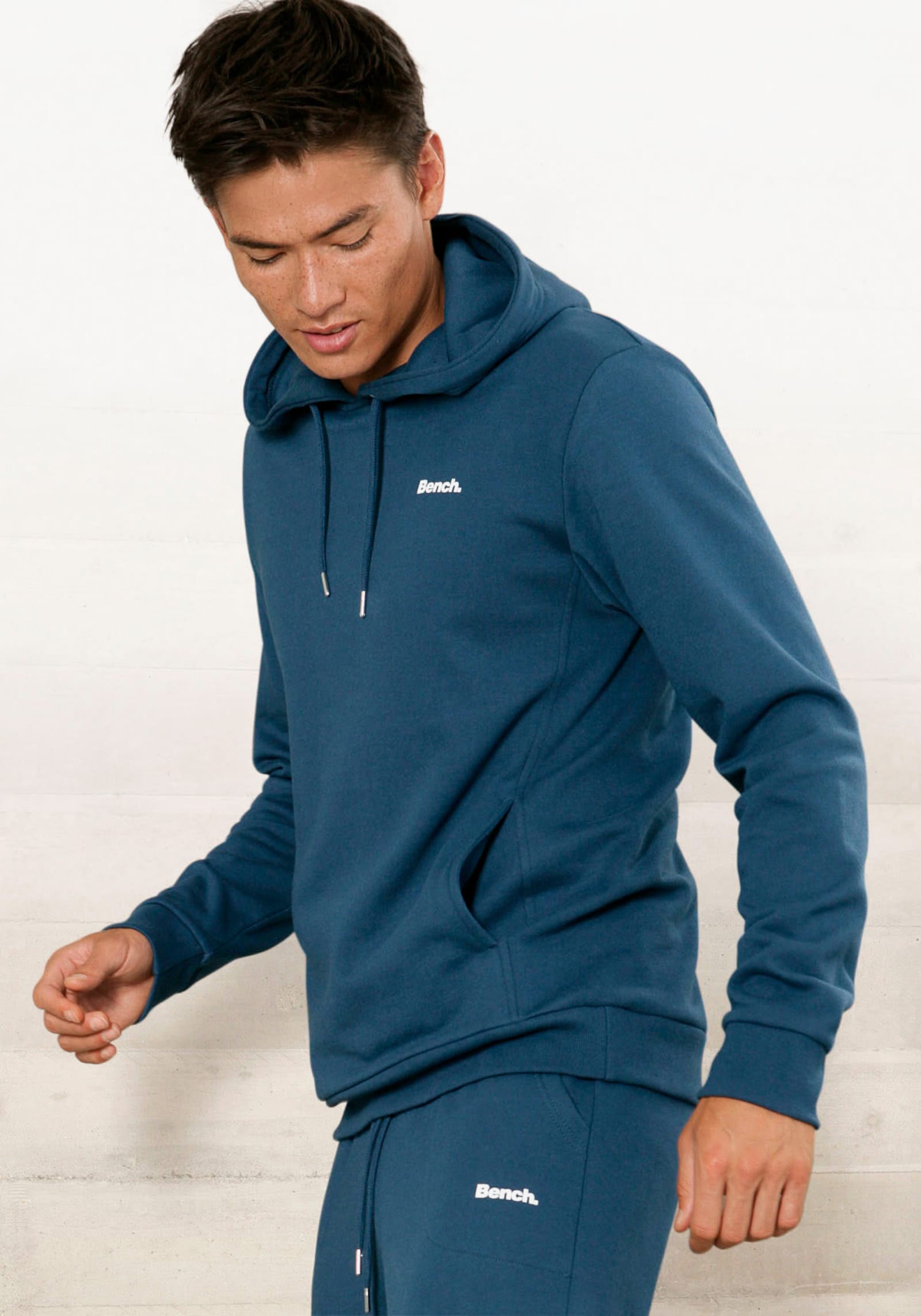 Bench. Loungewear Hoodie - petrol