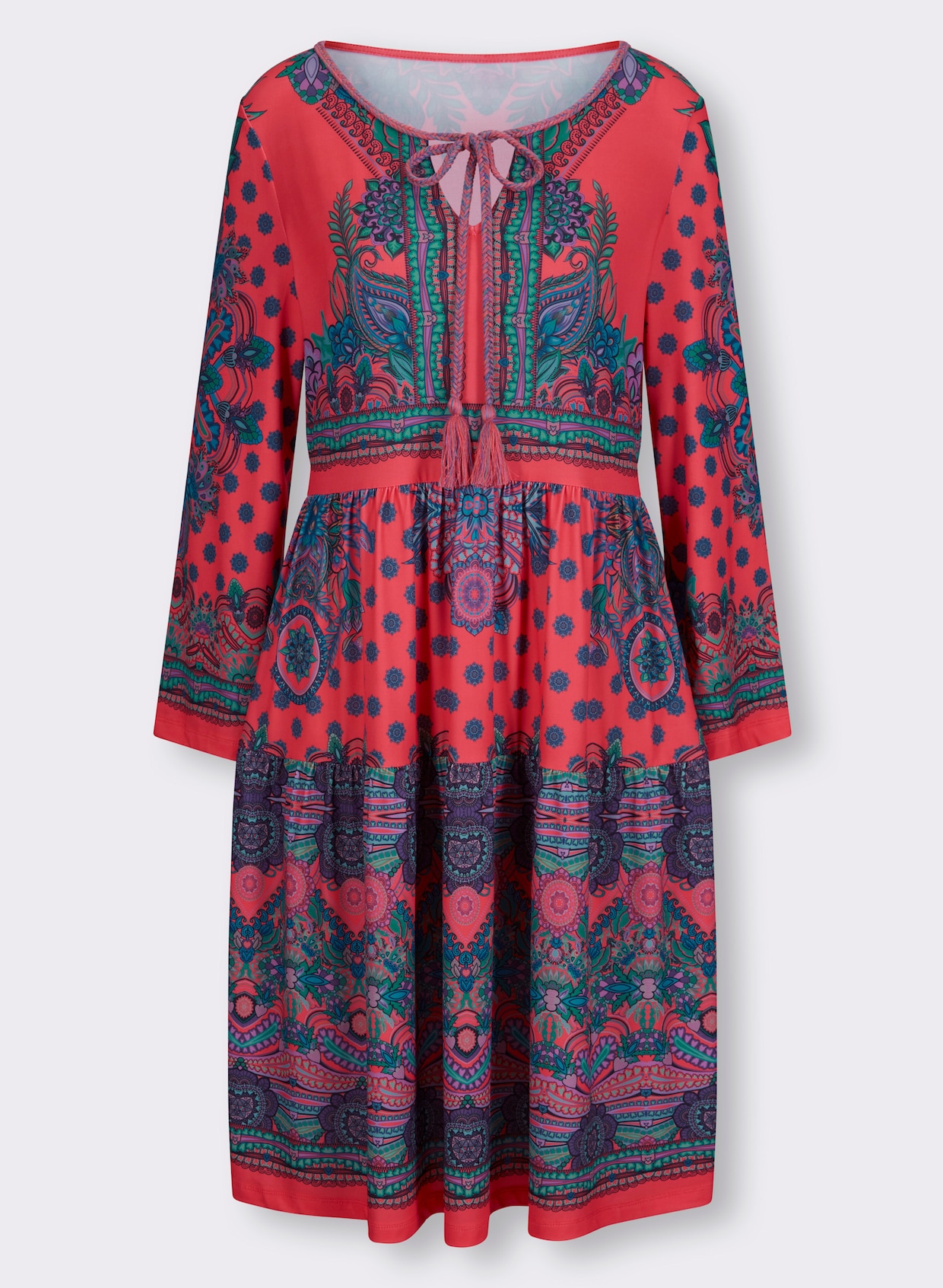 heine Druckkleid - hummer-apfel-bedruckt