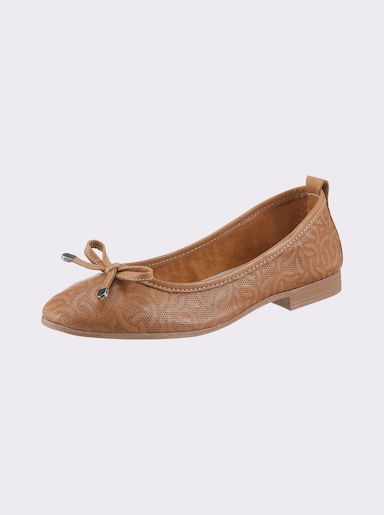 Andrea Conti Ballerina - cognac