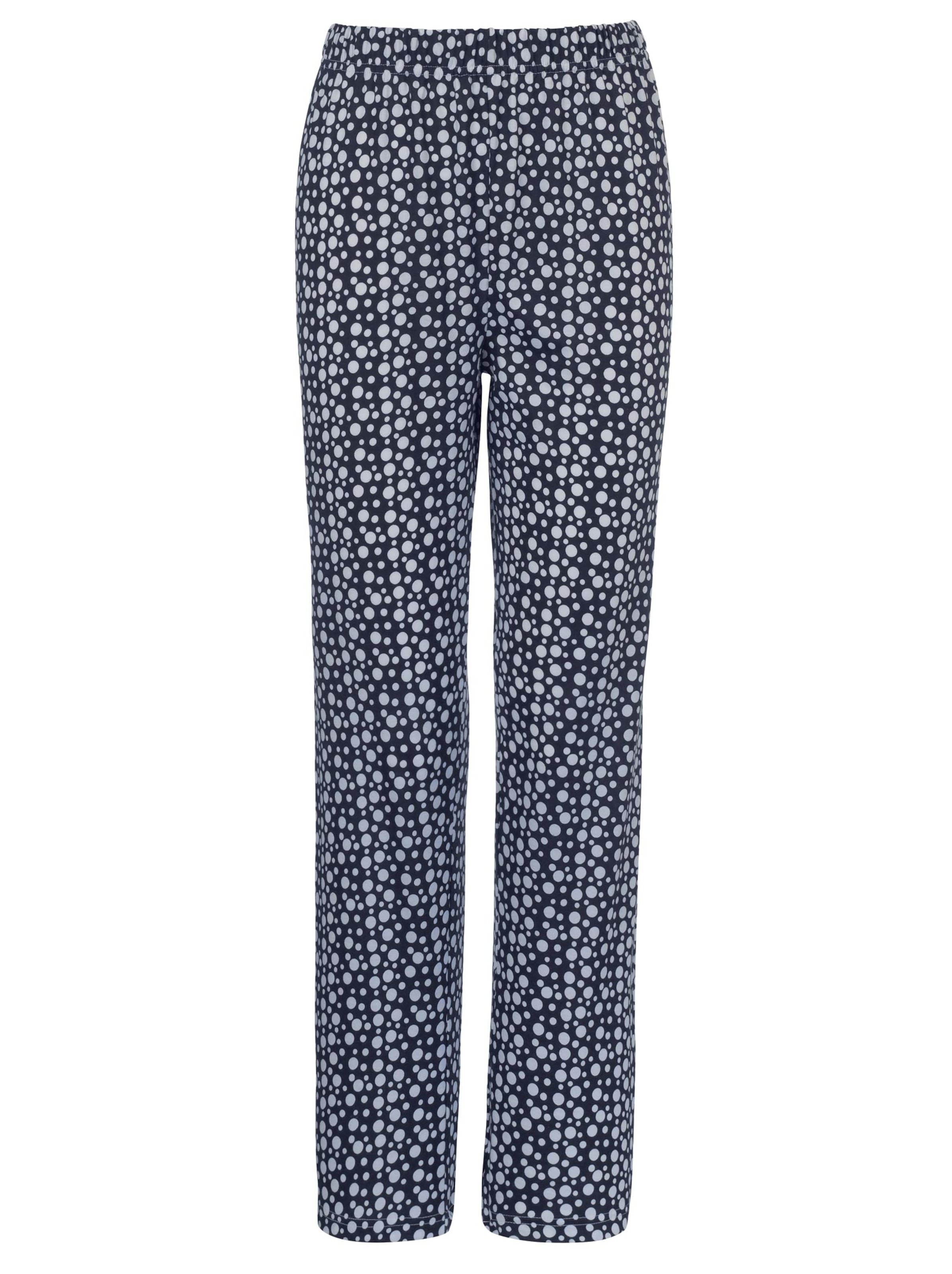 Schlafanzug - marine-bedruckt