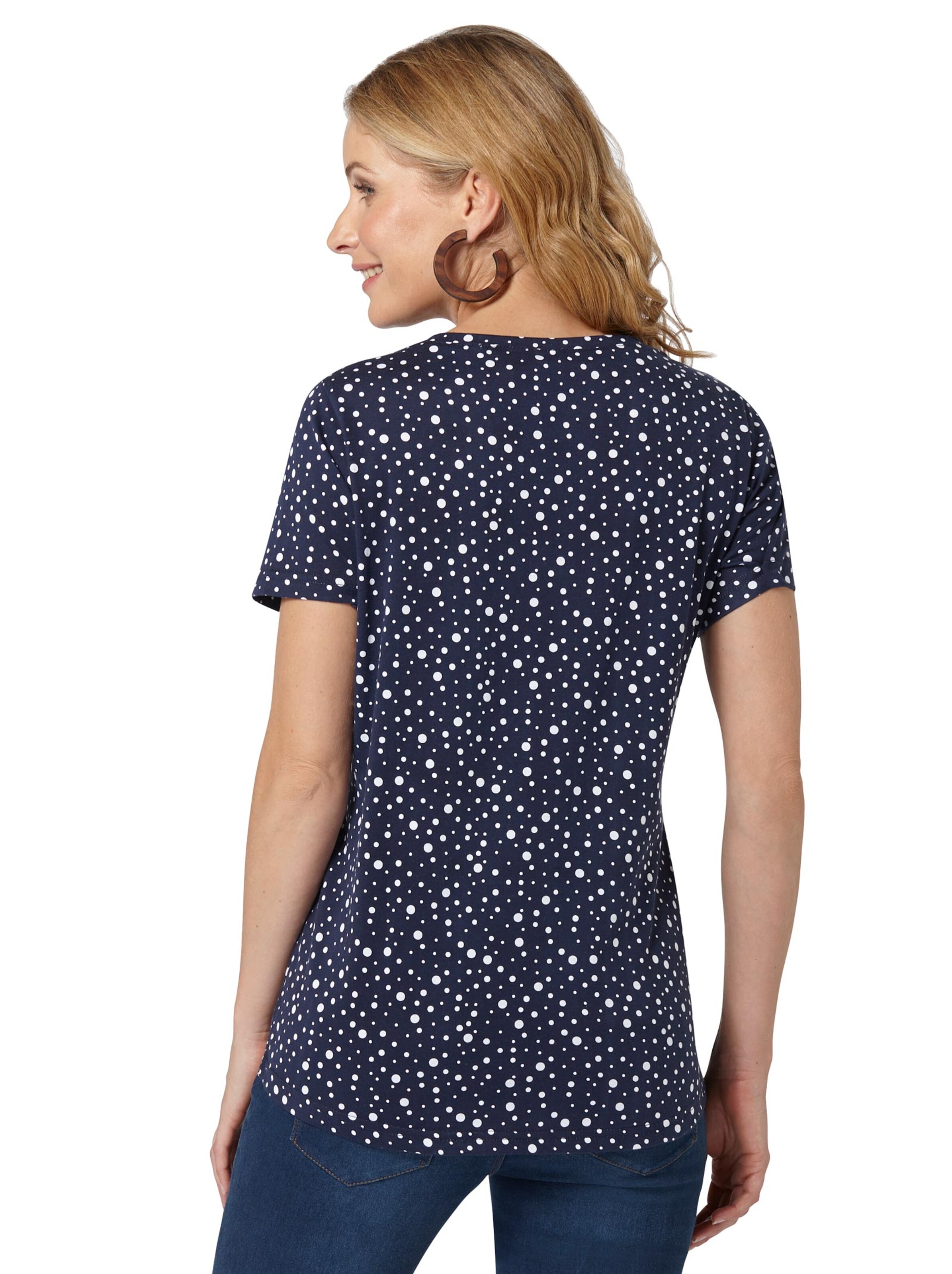 Shirt - blau-bedruckt