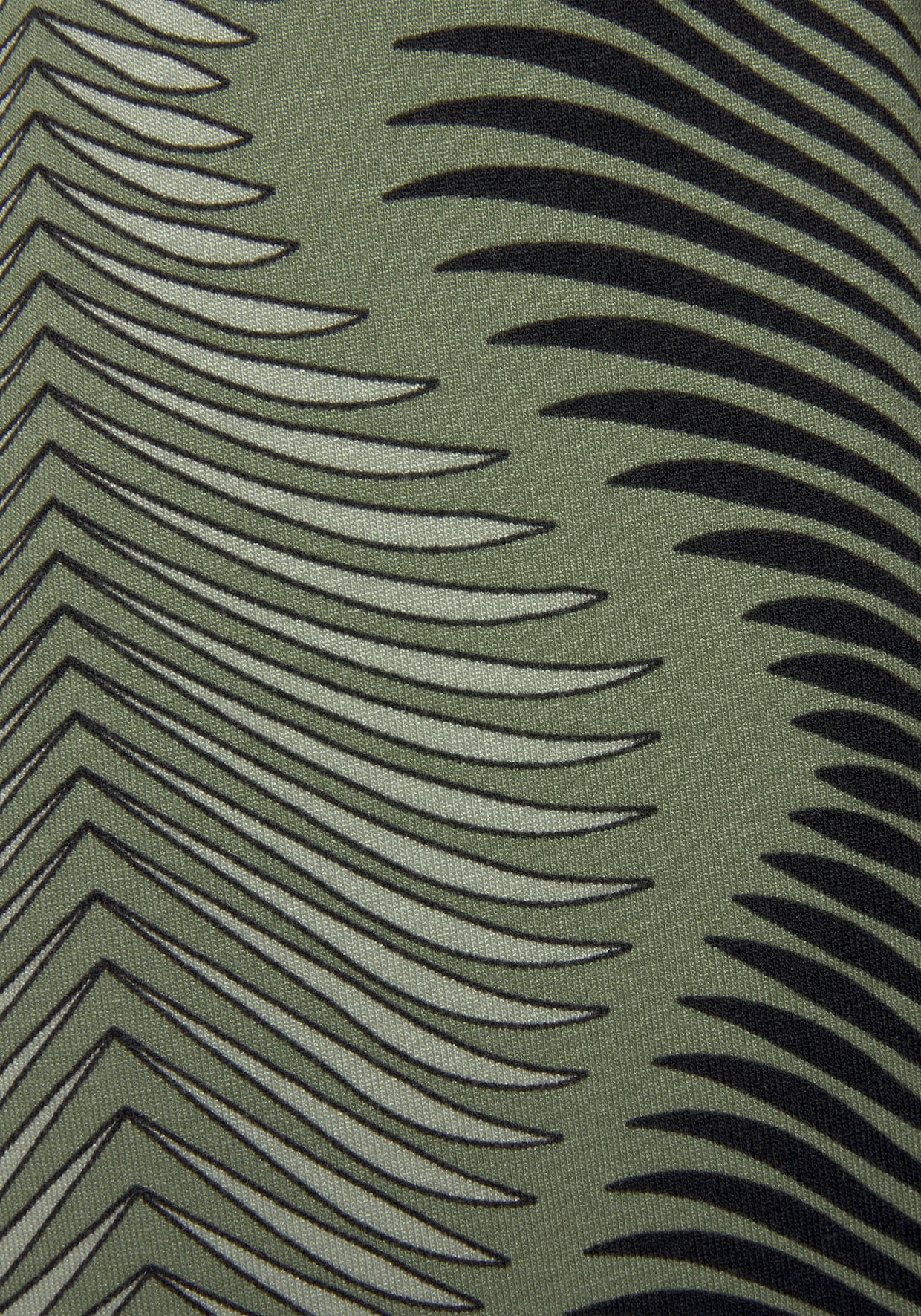 LASCANA Kimono - donkergroen bedrukt