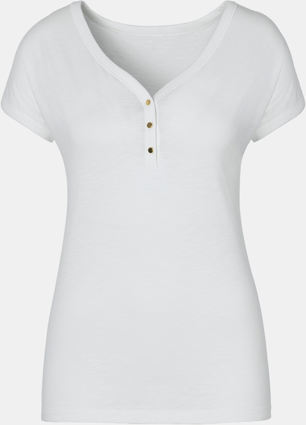 Vivance T-Shirt - taupe, weiß