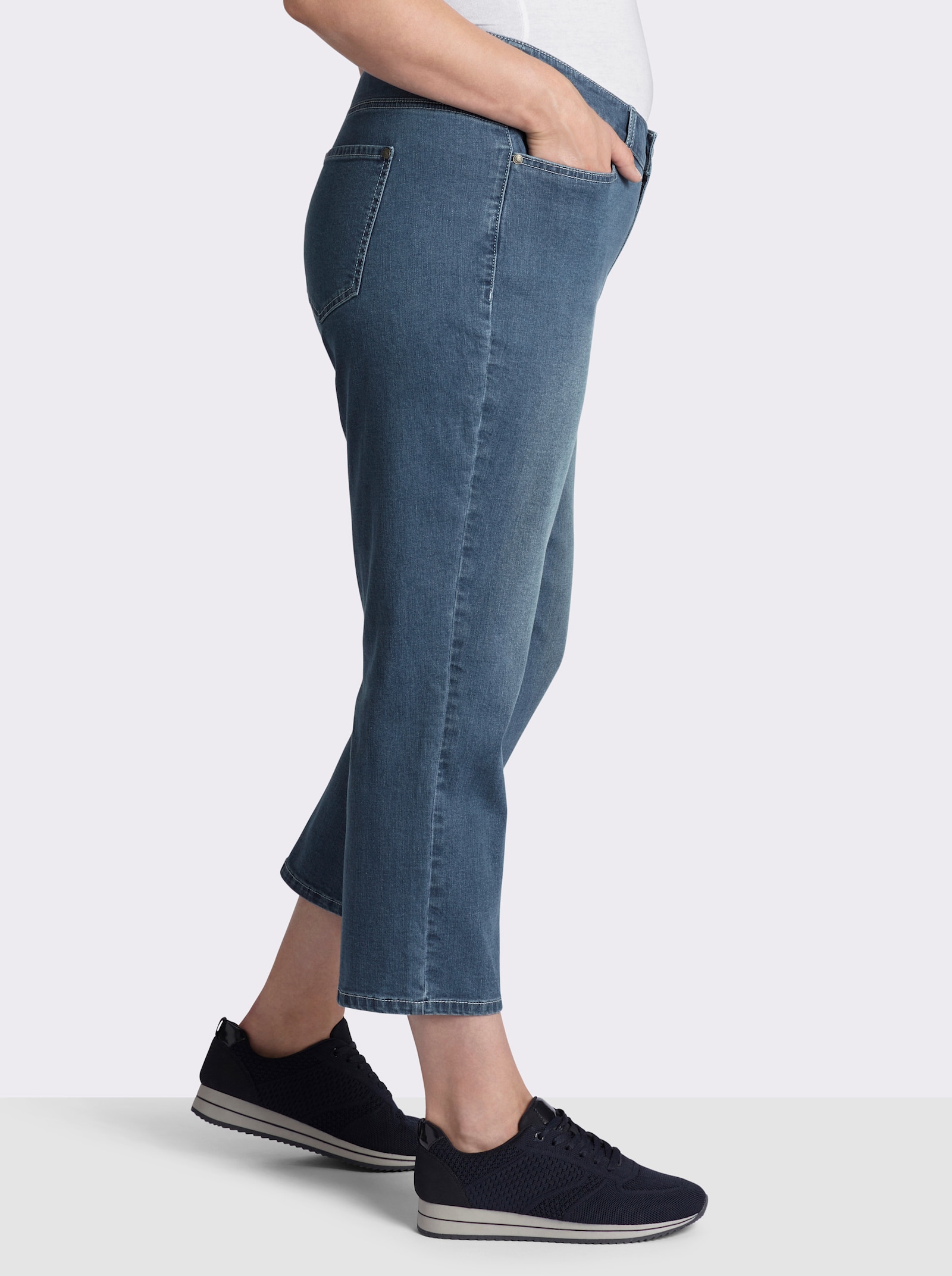 sheego Jeans met curvy snit VERENA - blue-bleached
