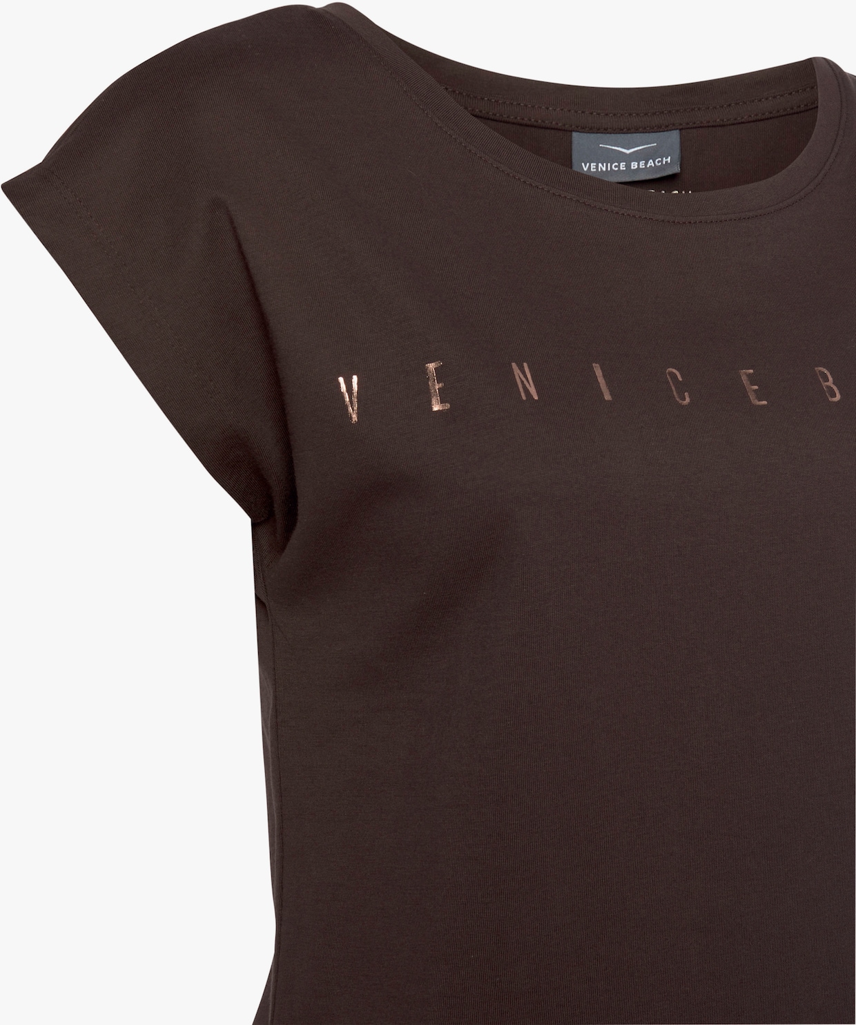 Venice Beach Shirt met korte mouwen - donkerbruin