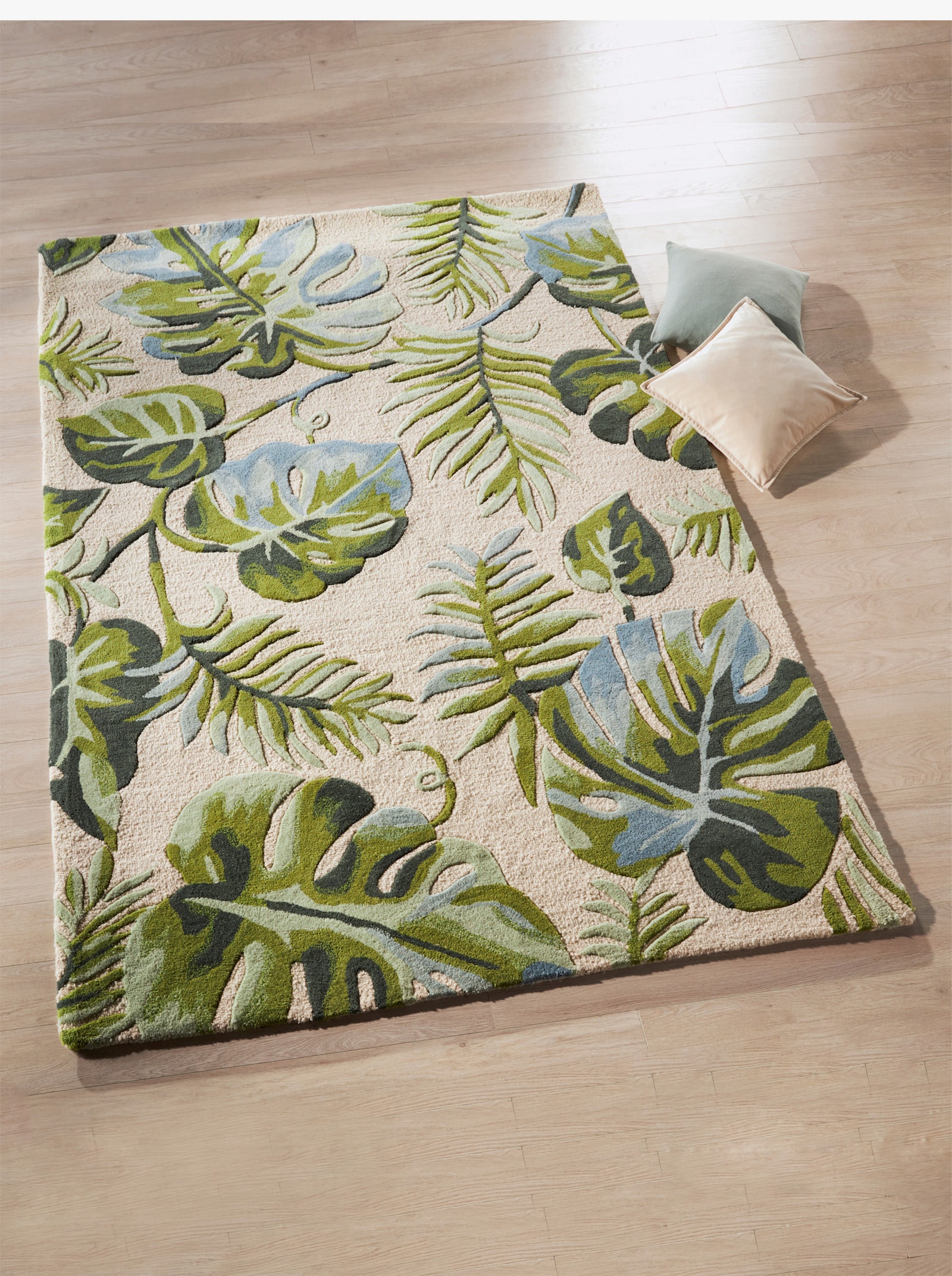 heine home Teppich - beige-grün