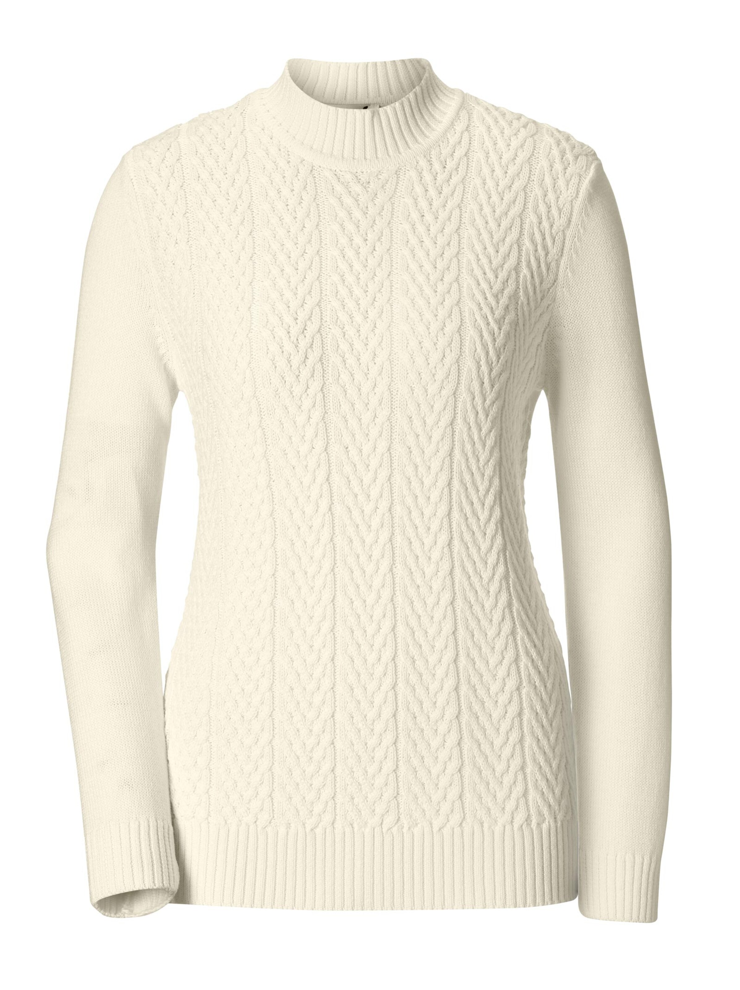 Collection L Pullover - wollweiß