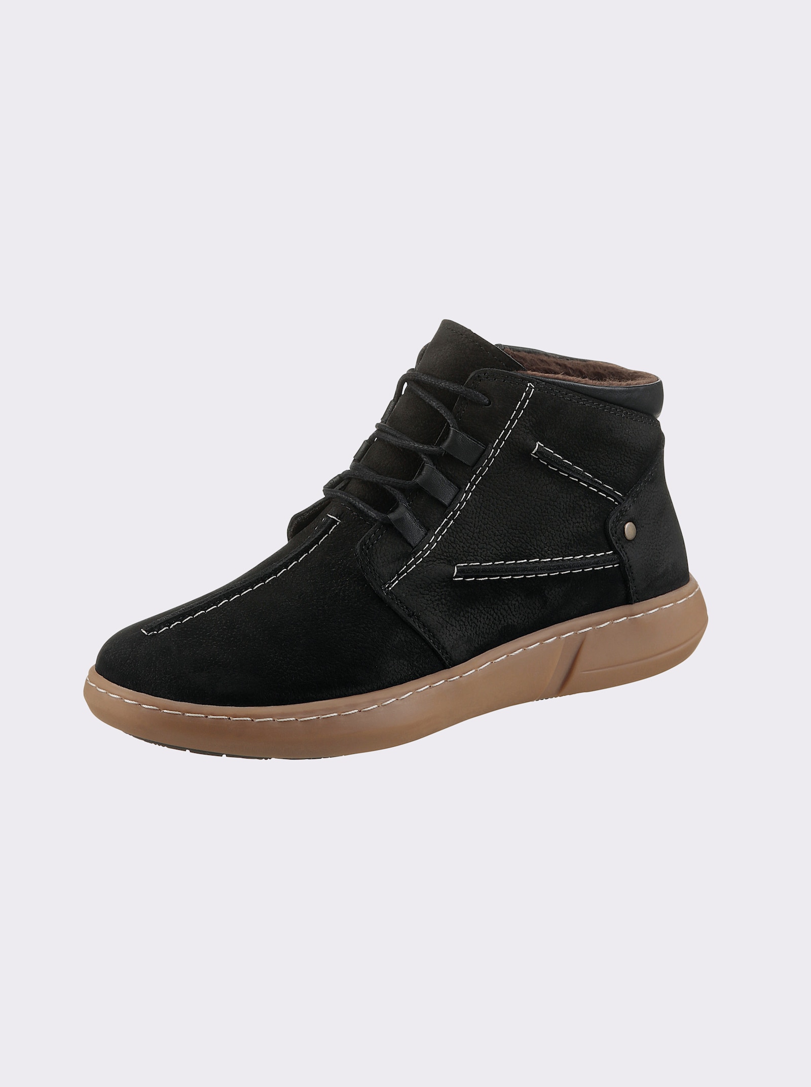 Gemini Stiefelette innen wärmend angeraut - schwarz