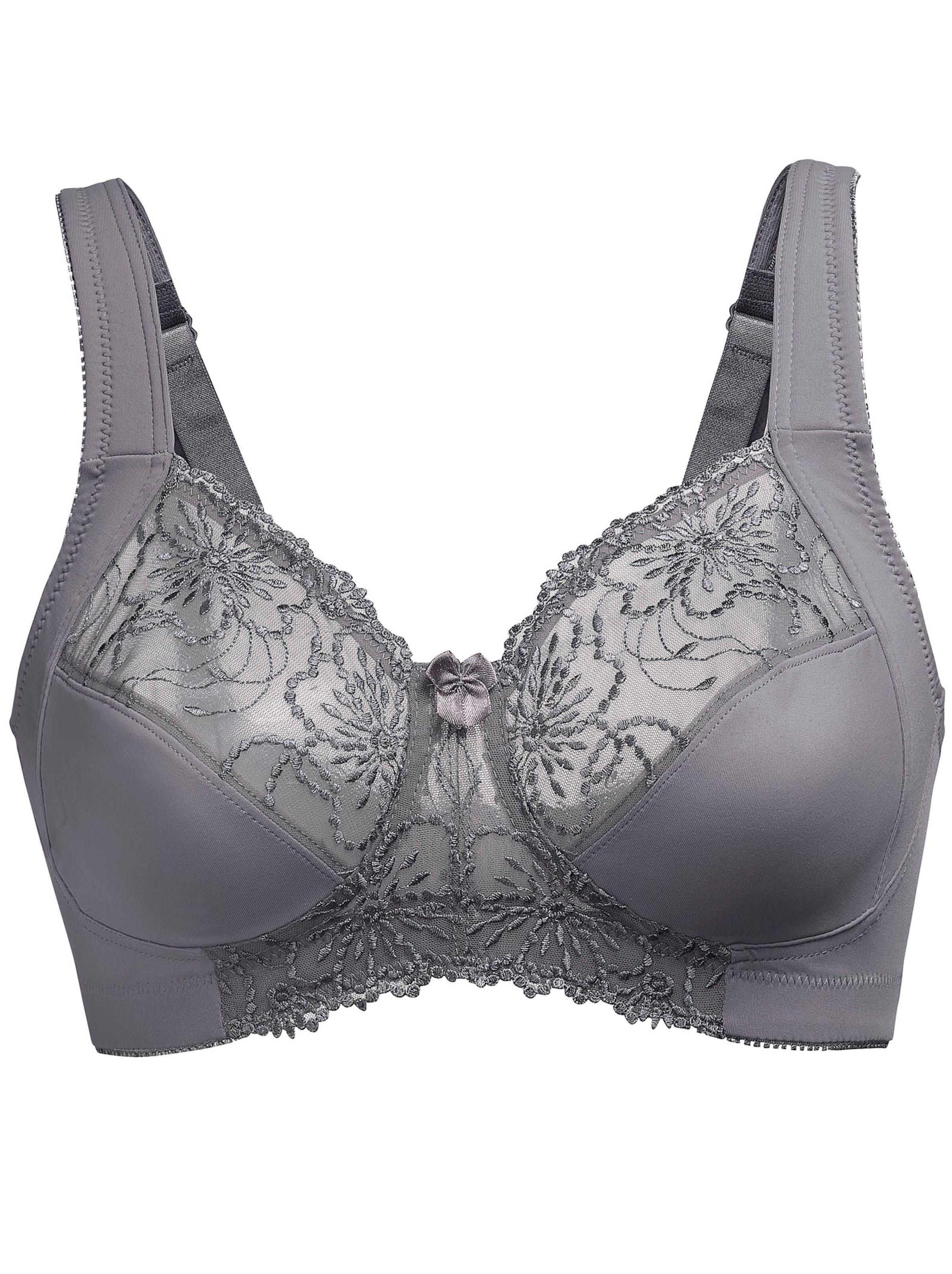 wäschepur BH ohne Bügel - grau